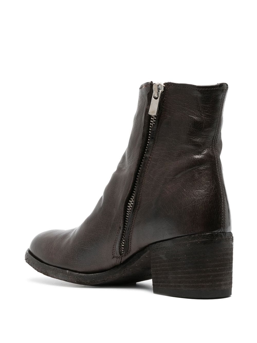 Denner block-heel leather boots - 3