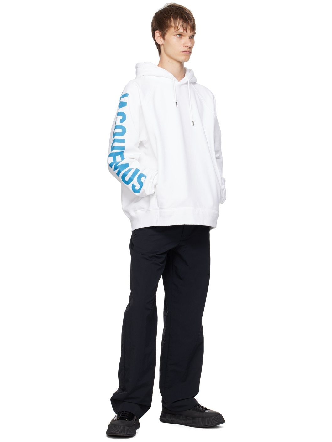 White La Casa 'Le hoodie Typo' Hoodie - 4