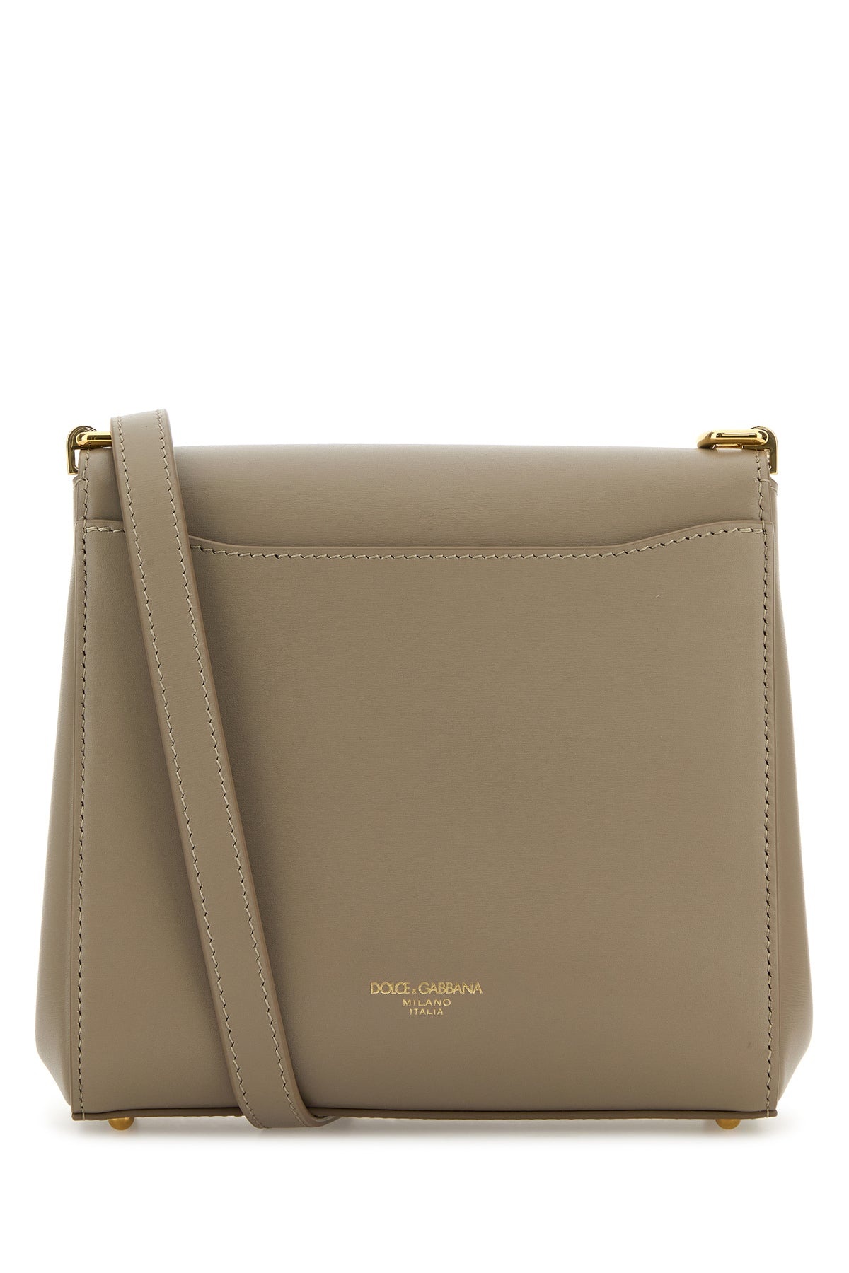 Dove grey leather Marlene crossbody bag - 3