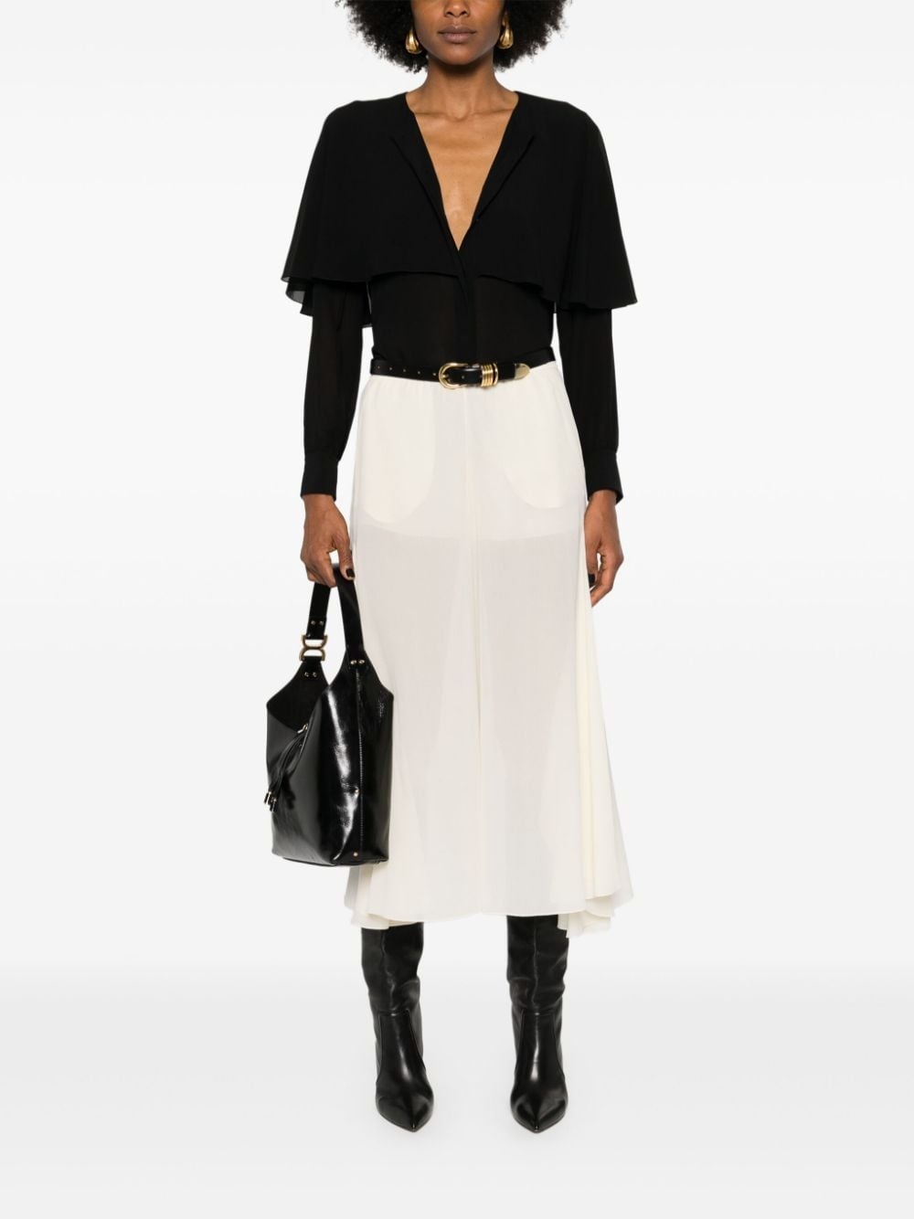 gerogette cropped trousers - 2