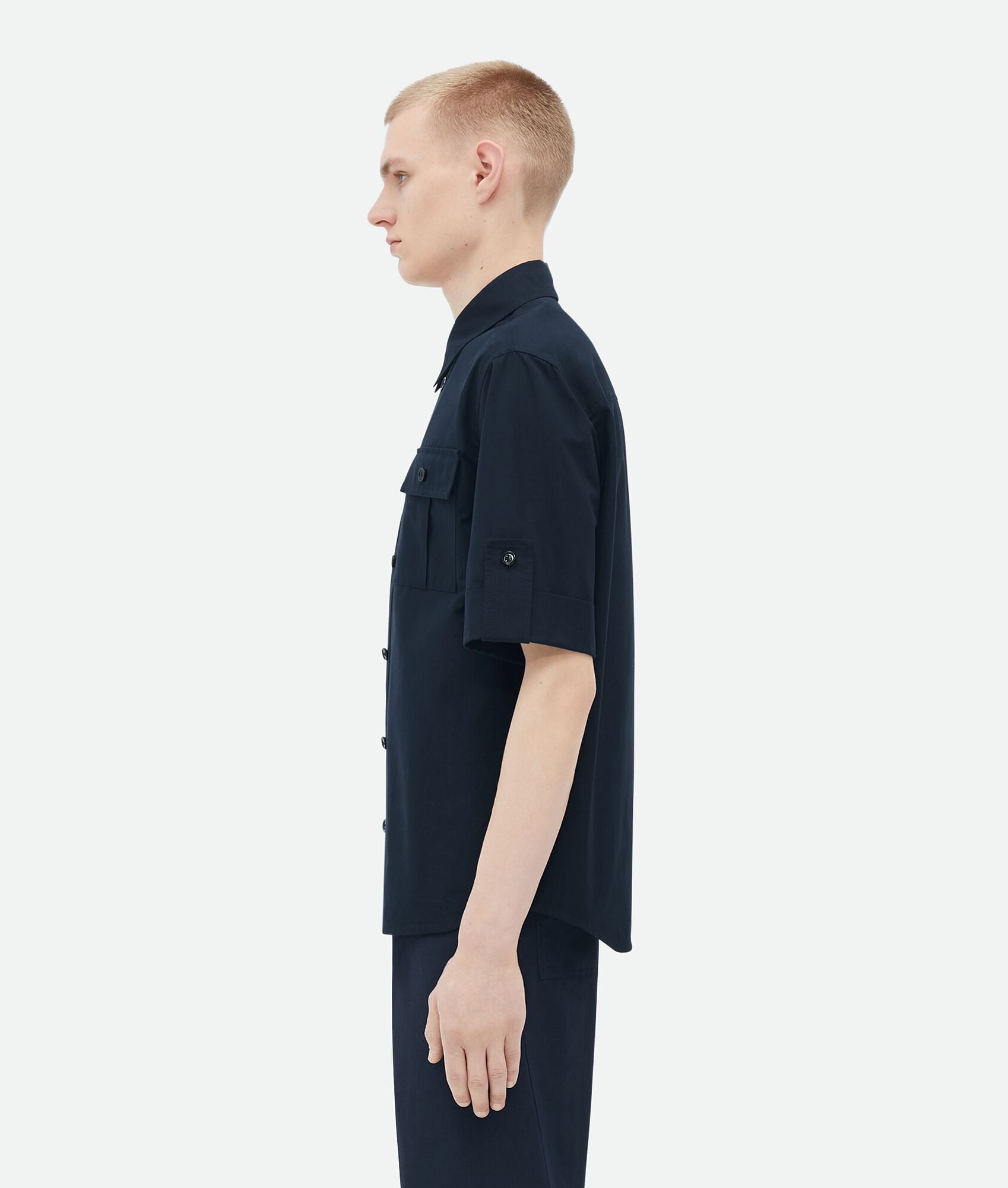 Short-Sleeved Cotton Shirt - 2
