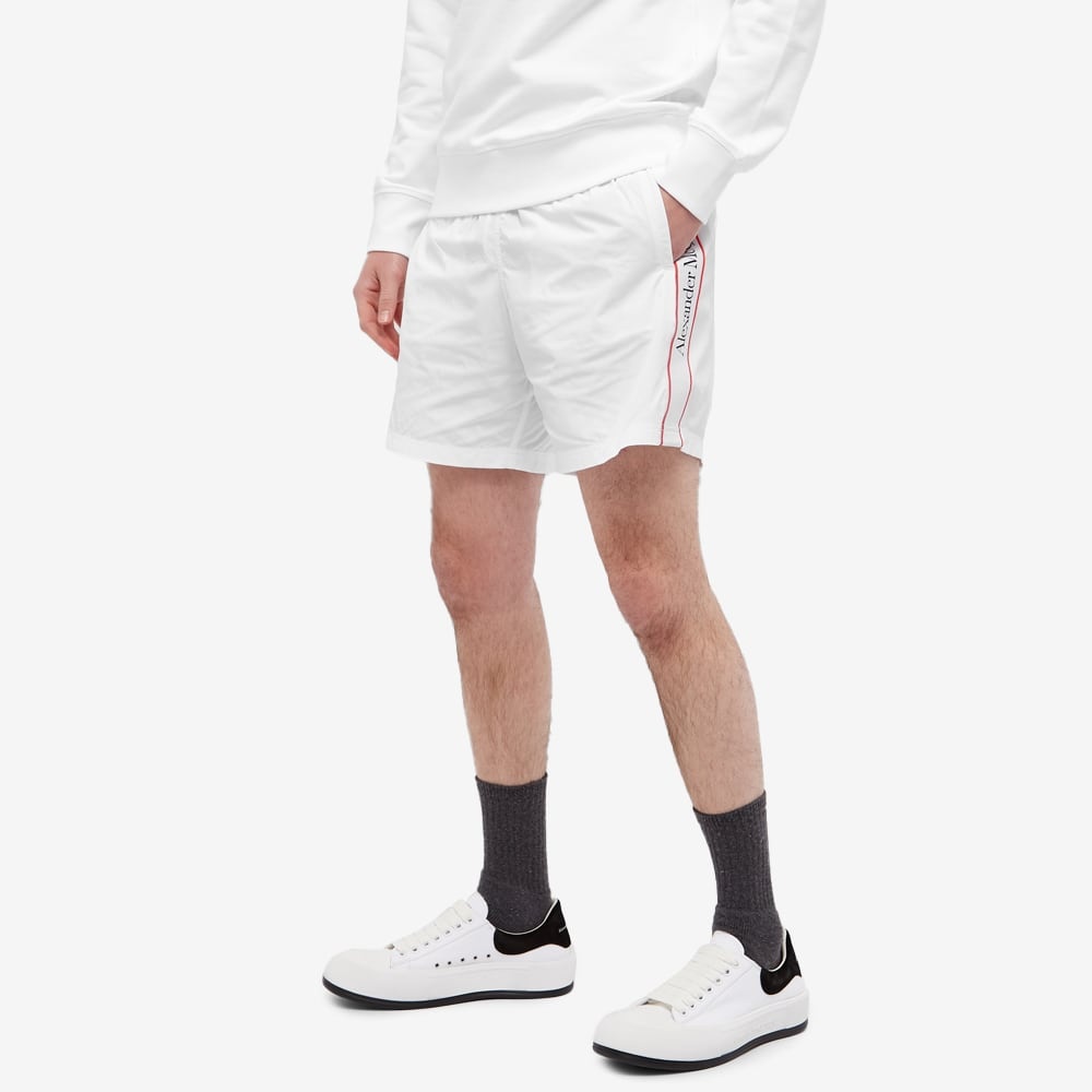 Alexander McQueen Side Stripe Swim Short - 4