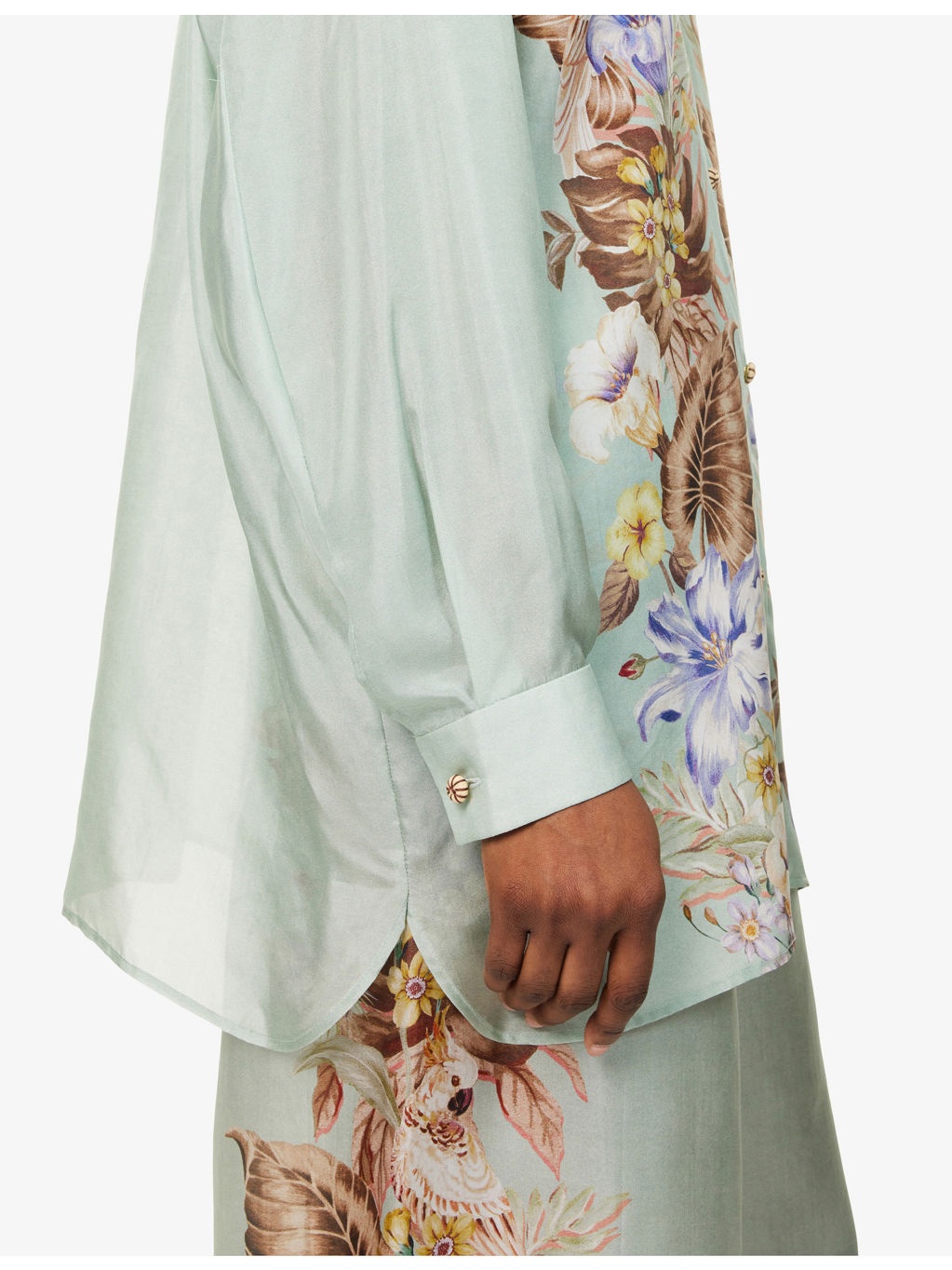 Coco Floral Silk Shirt - 5