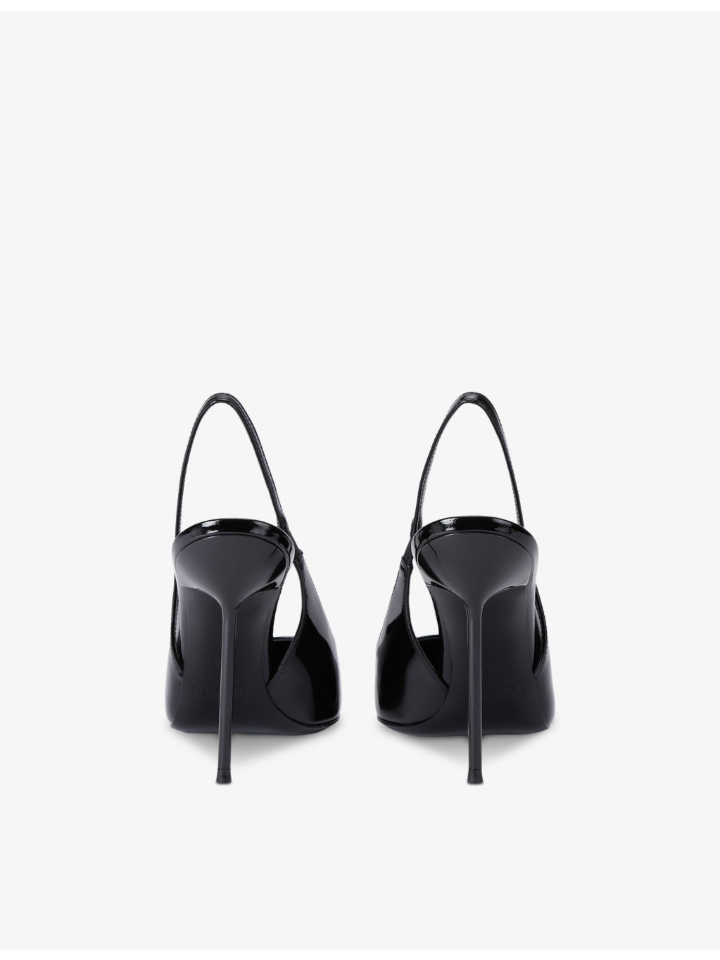Lidia sling-back pointed-toe leather heels - 4