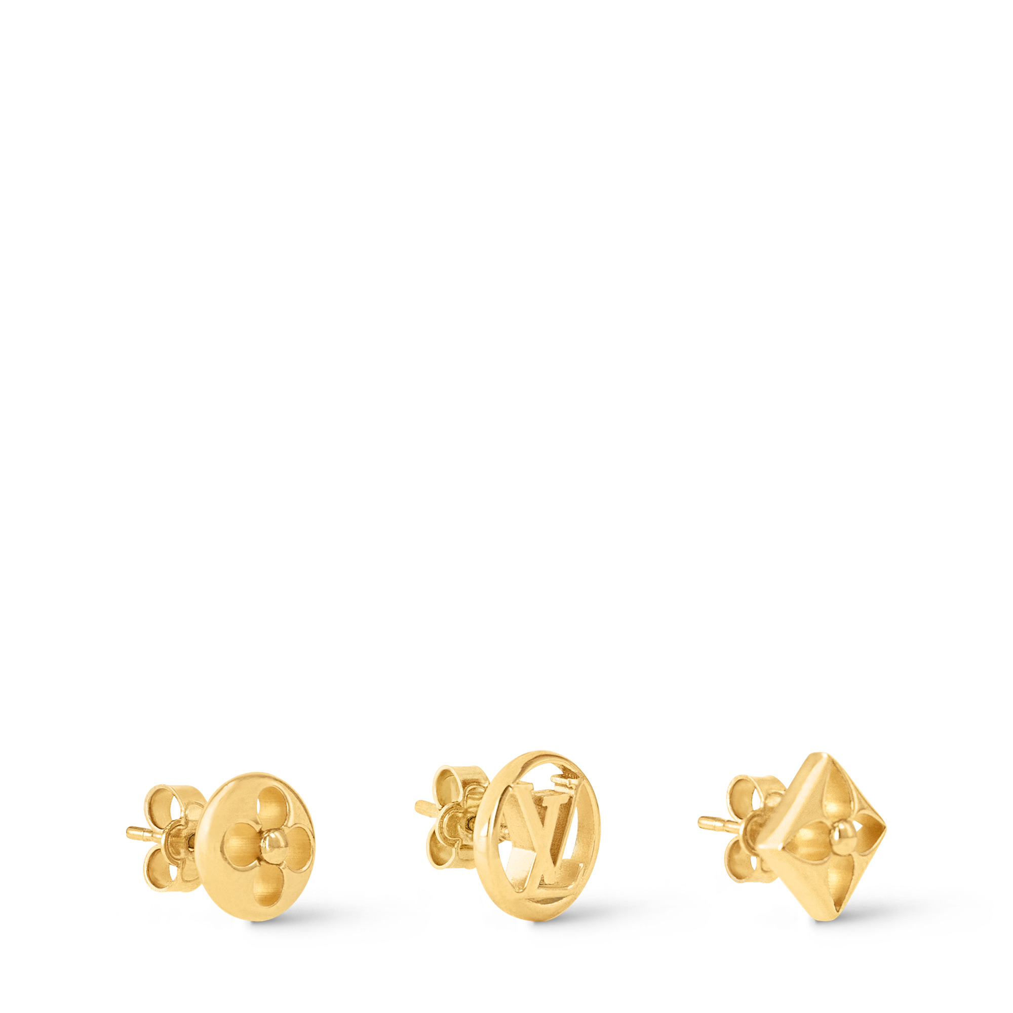 Crazy in Lock Earrings Set - 2