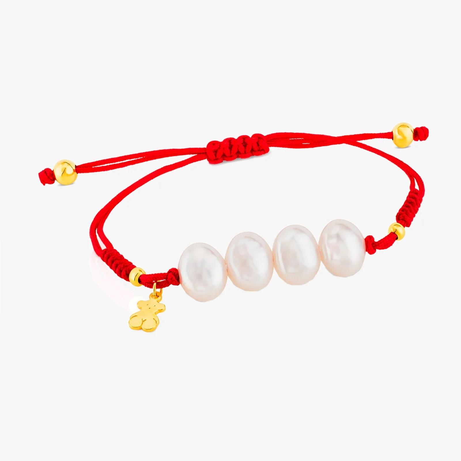 Vermeil Silver TOUS Nudos Bracelet with pearls - 1