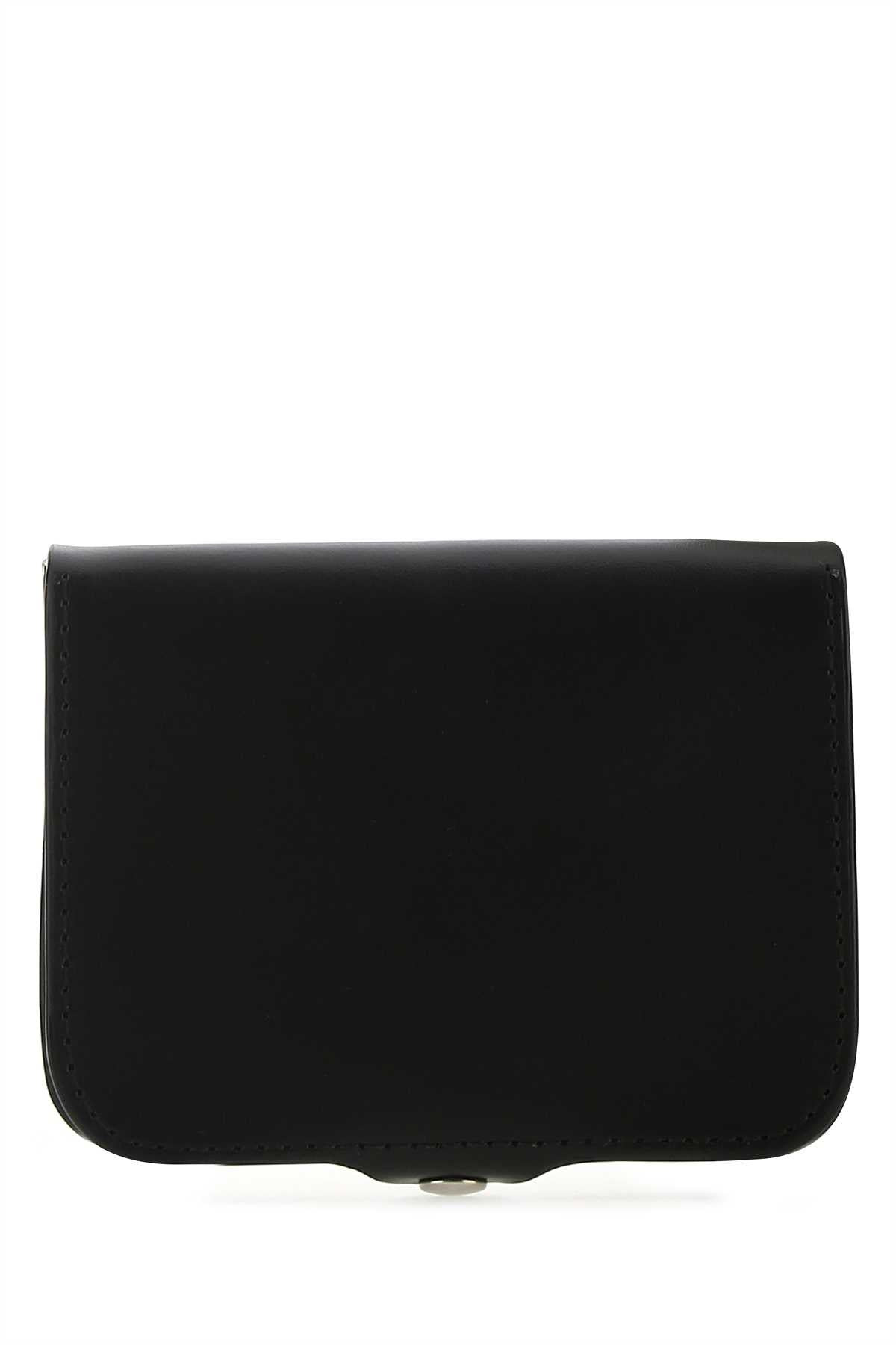 A.P.C. Men Black Leather Card Holder - 3