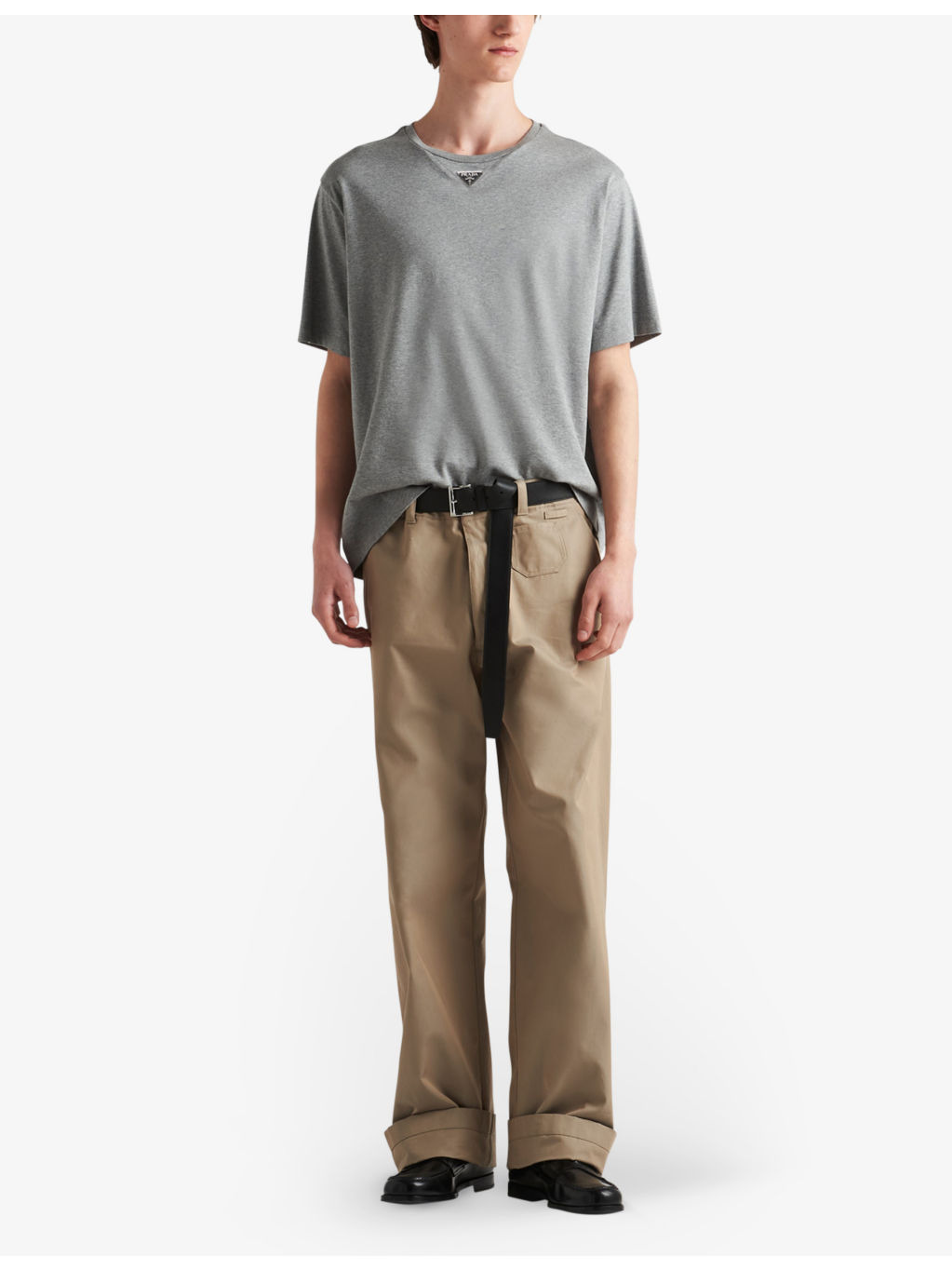 Brand-plaque oversized-fit cotton-jersey T-shirt - 2