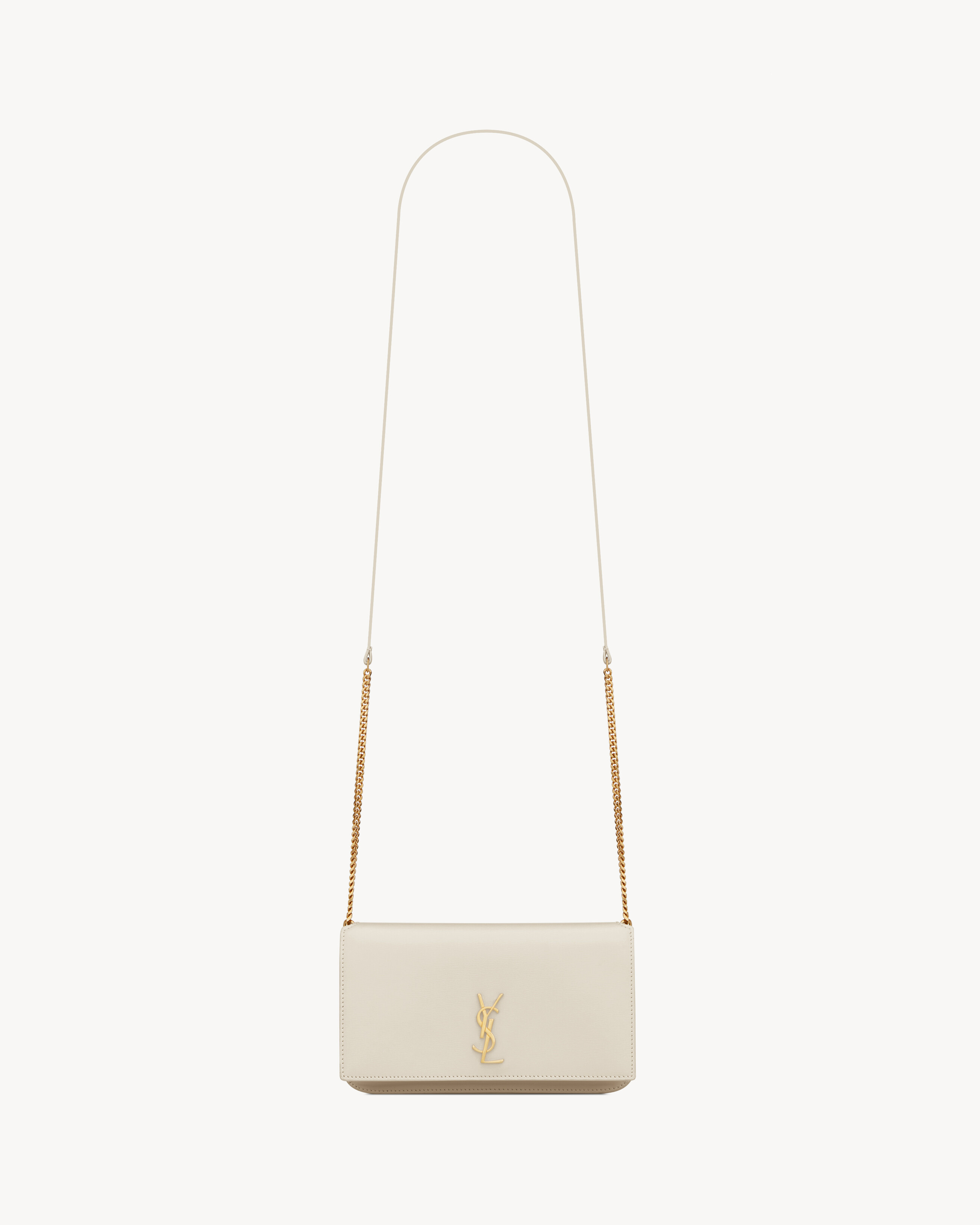 CASSANDRE PHONE HOLDER IN SMOOTH LEATHER - 1