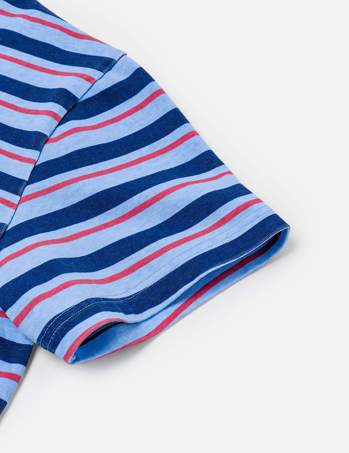 Seagull Appliqué Relax Fit Stripe T-Shirt - 7
