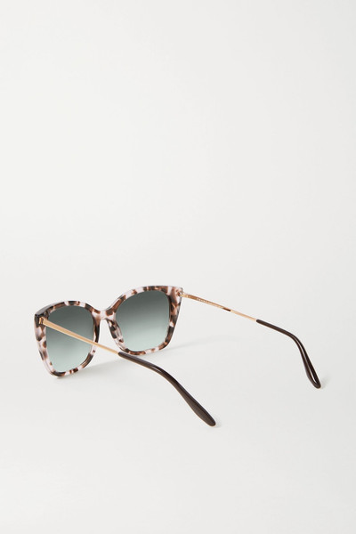 Prada Cat-eye tortoiseshell acetate and gold-tone sunglasses outlook