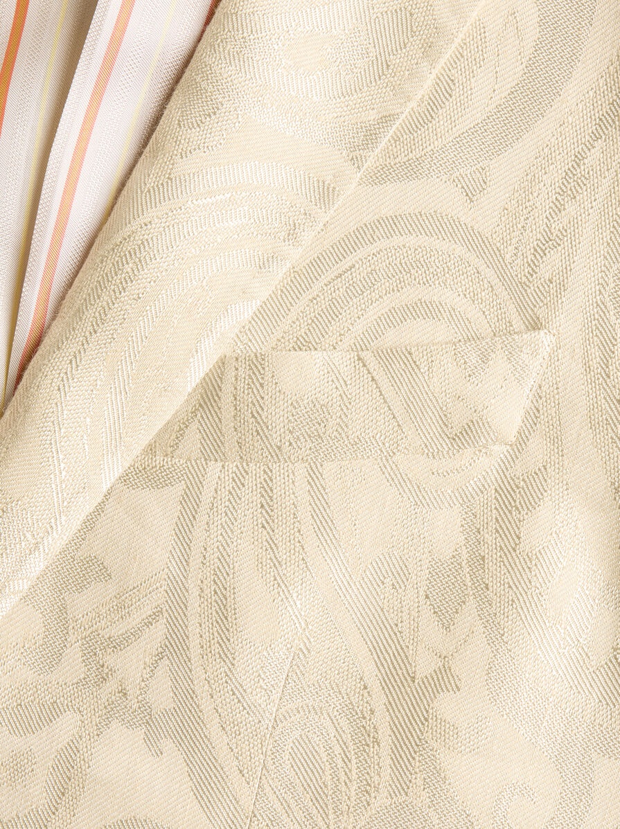 PAISLEY JACQUARD BLAZER - 4