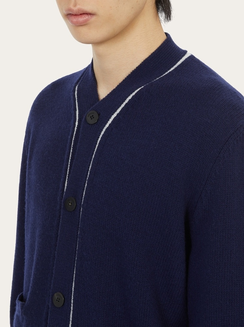 CARDIGAN WITH RIB DETAIL 5