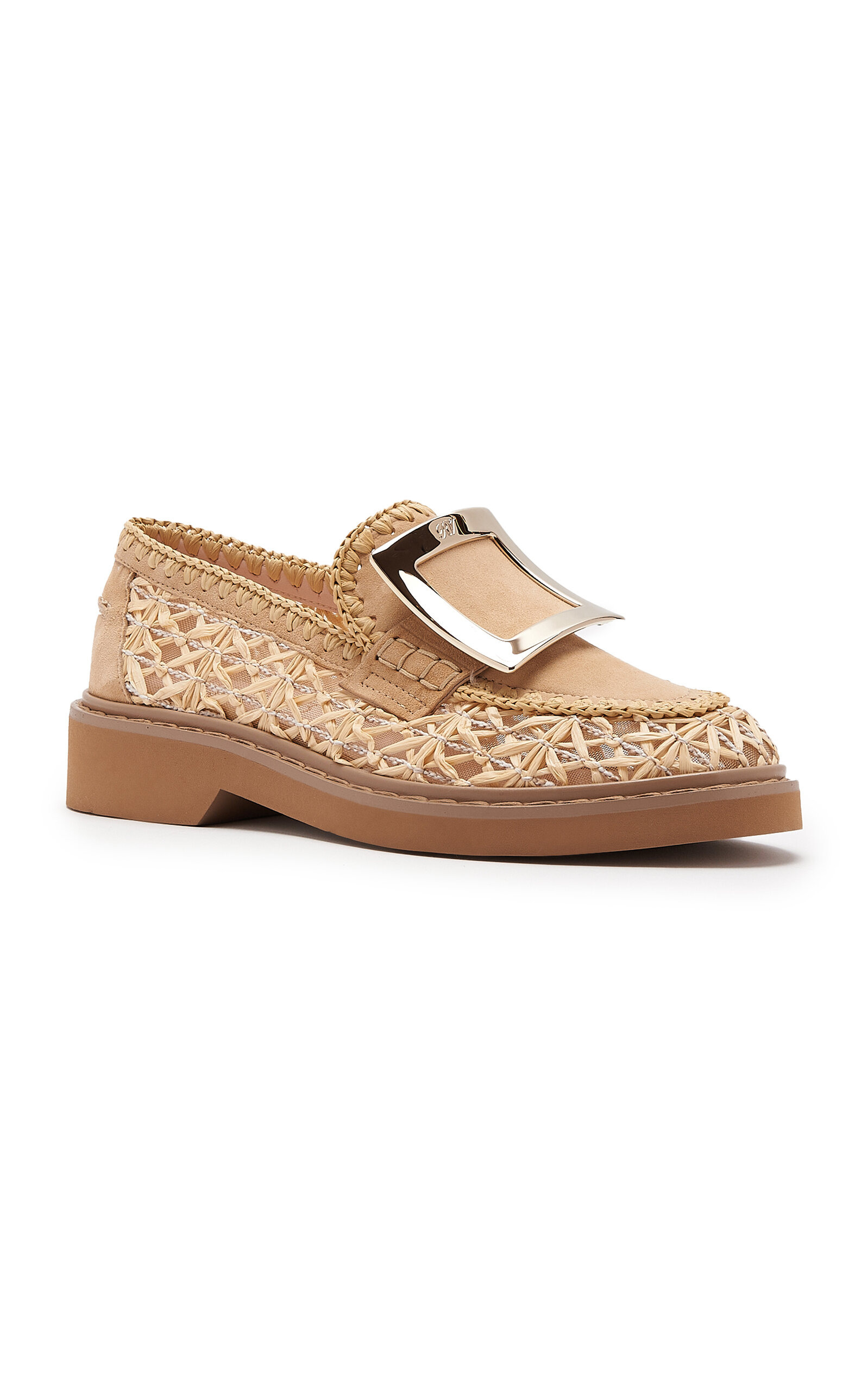 Viv Rangers Braided Raffia Loafers neutral - 6