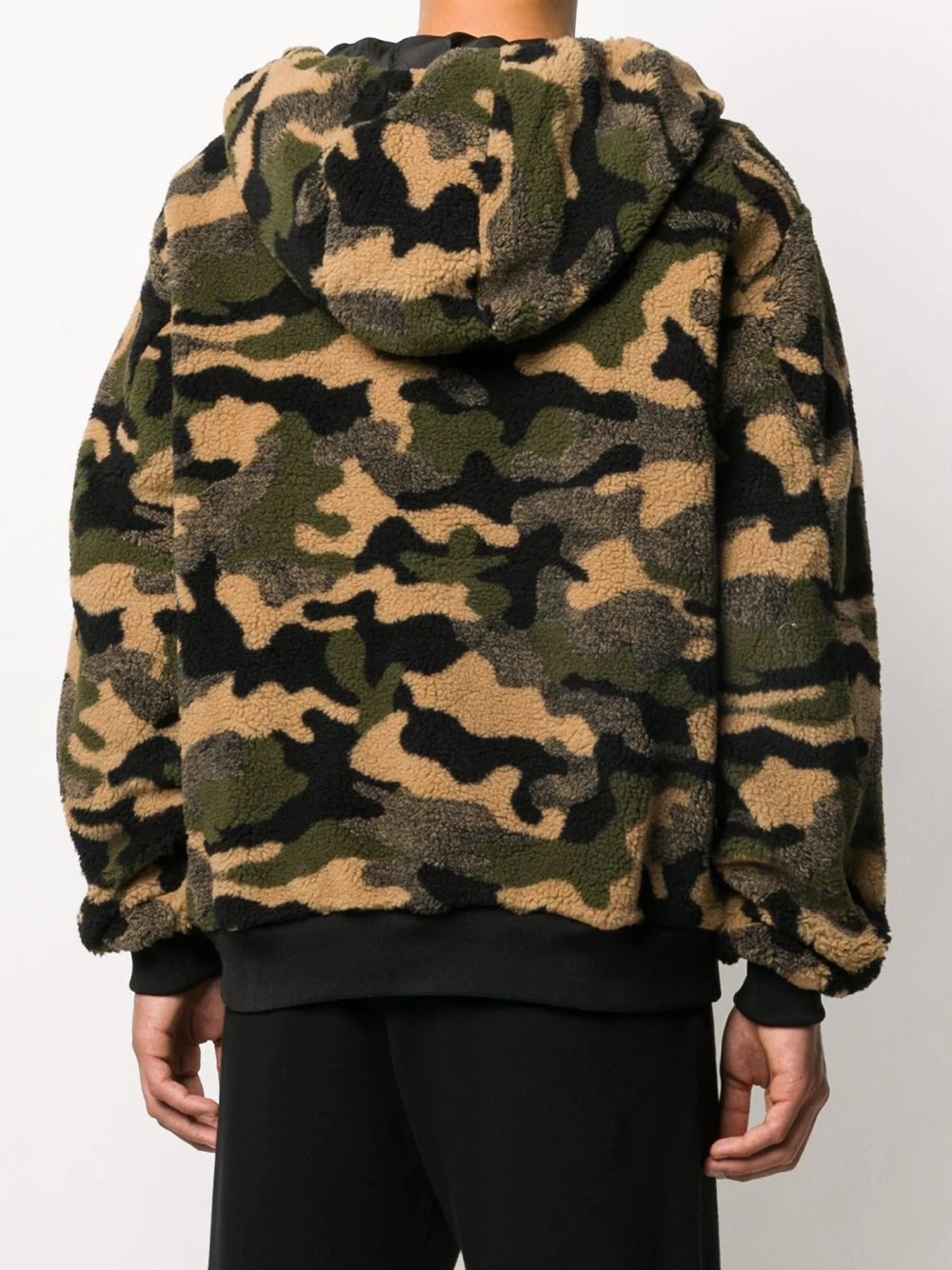 textured camouflage sweatshirt - 4