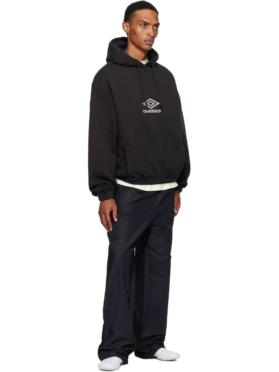 Black OG Logo Mask Hoodie - 5