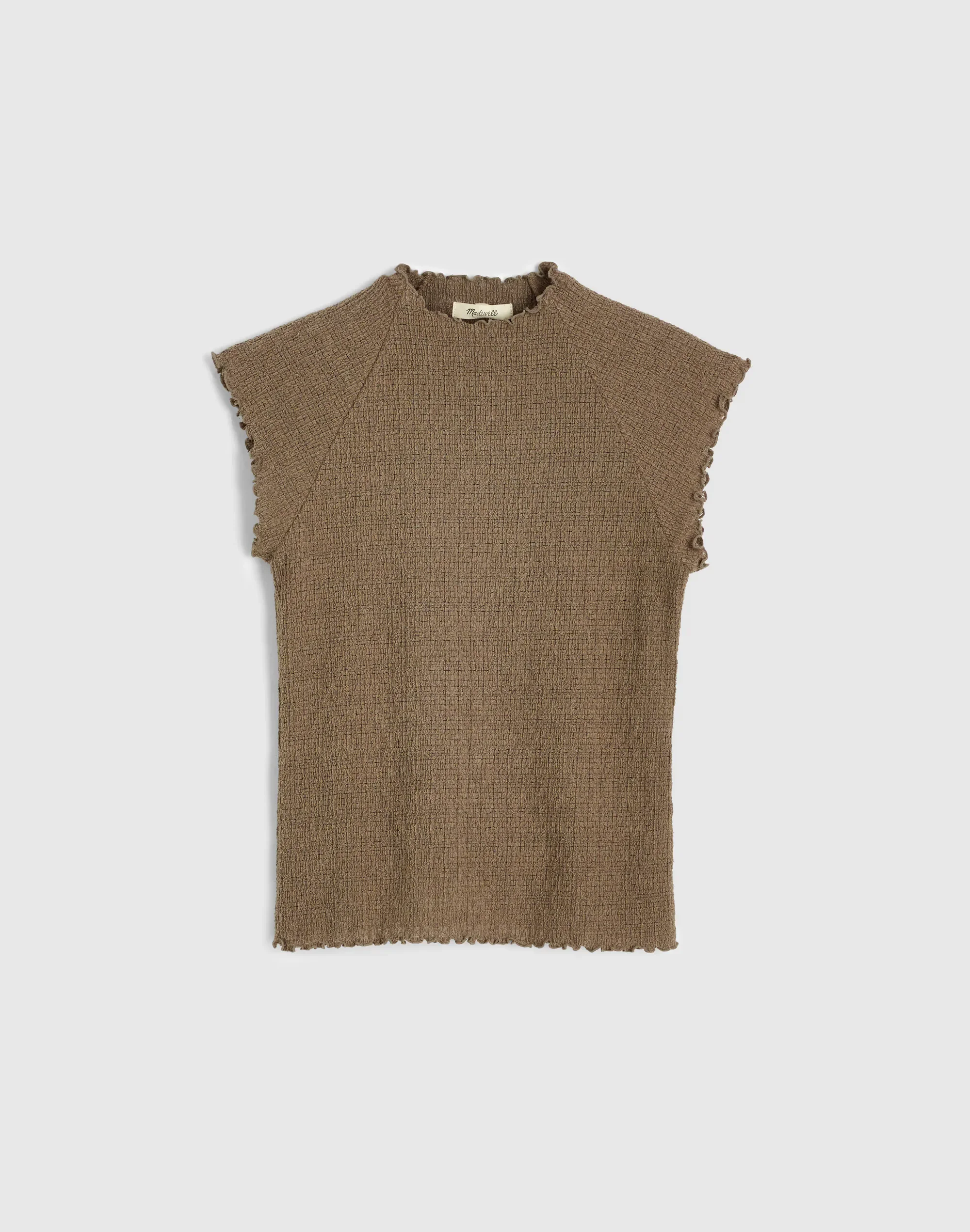 Smocked Mockneck Tank - 1