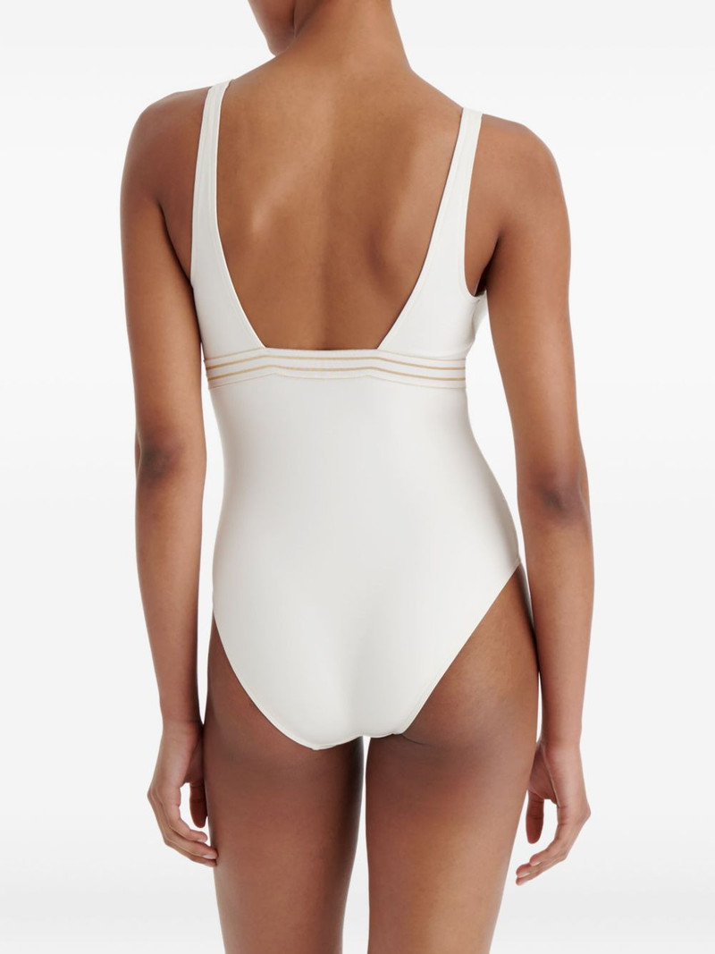 Sillage plunge-neck swimsuit 4