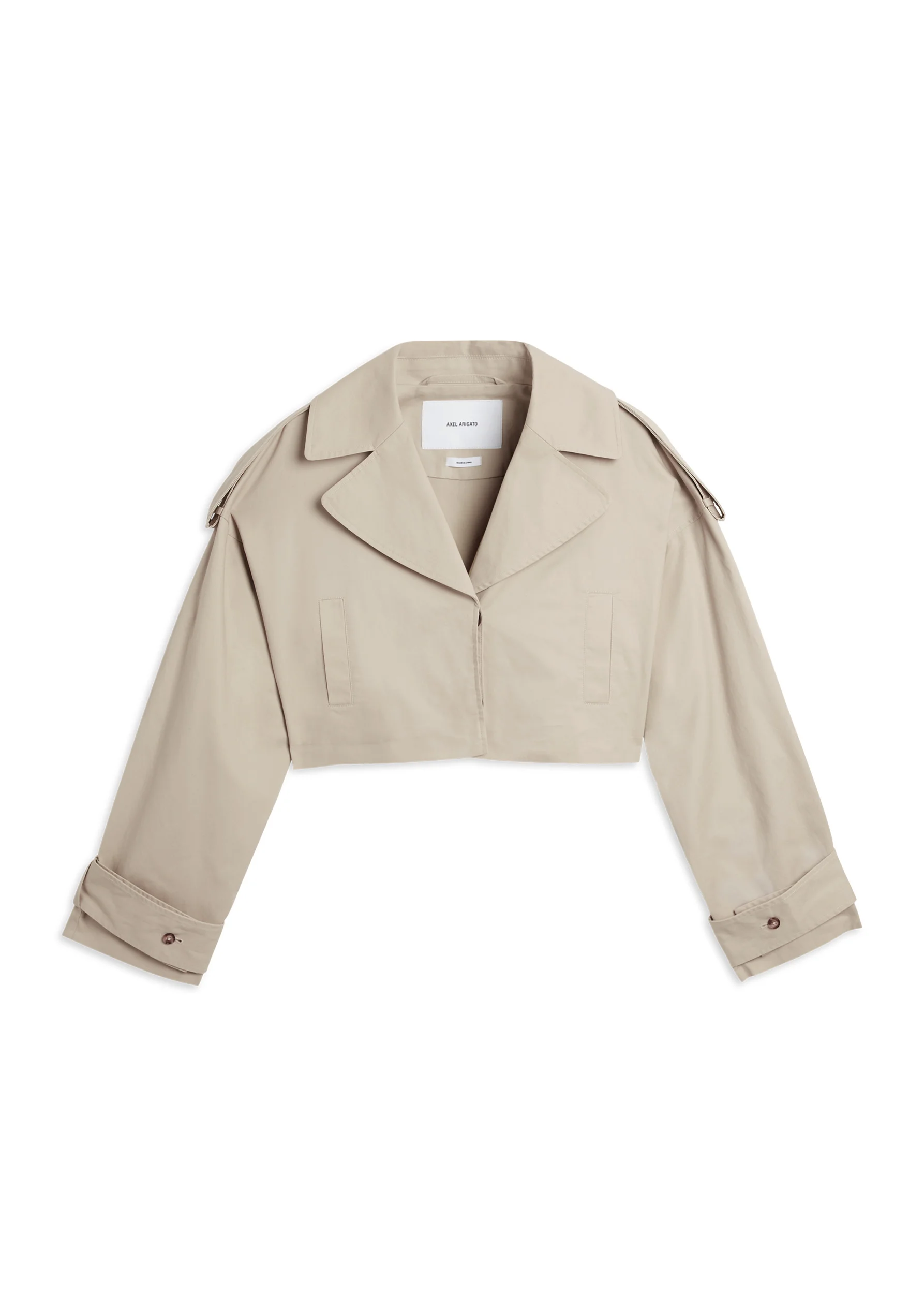 Gaia Cropped Trench Coat - 1