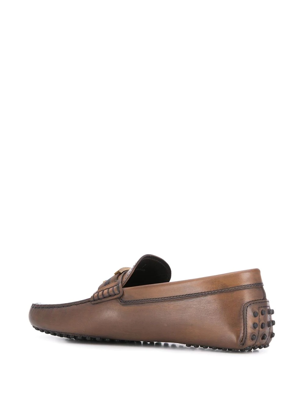 T plaque loafers - 3