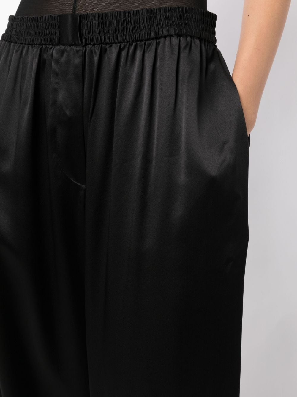 layered mesh boxer trousers - 5