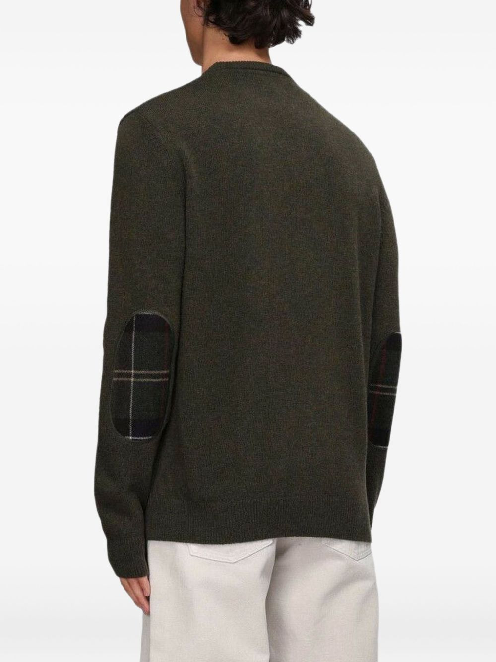 elbow-patch wool sweater - 2