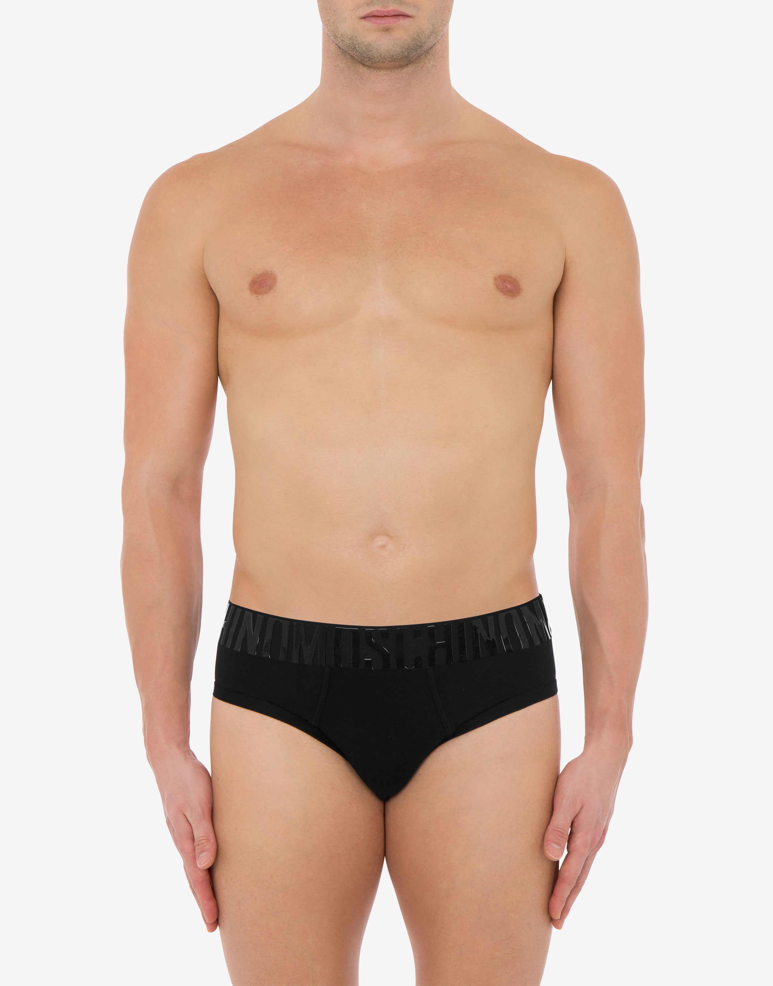 SHINY LOGO STRETCH JERSEY BRIEFS - 2