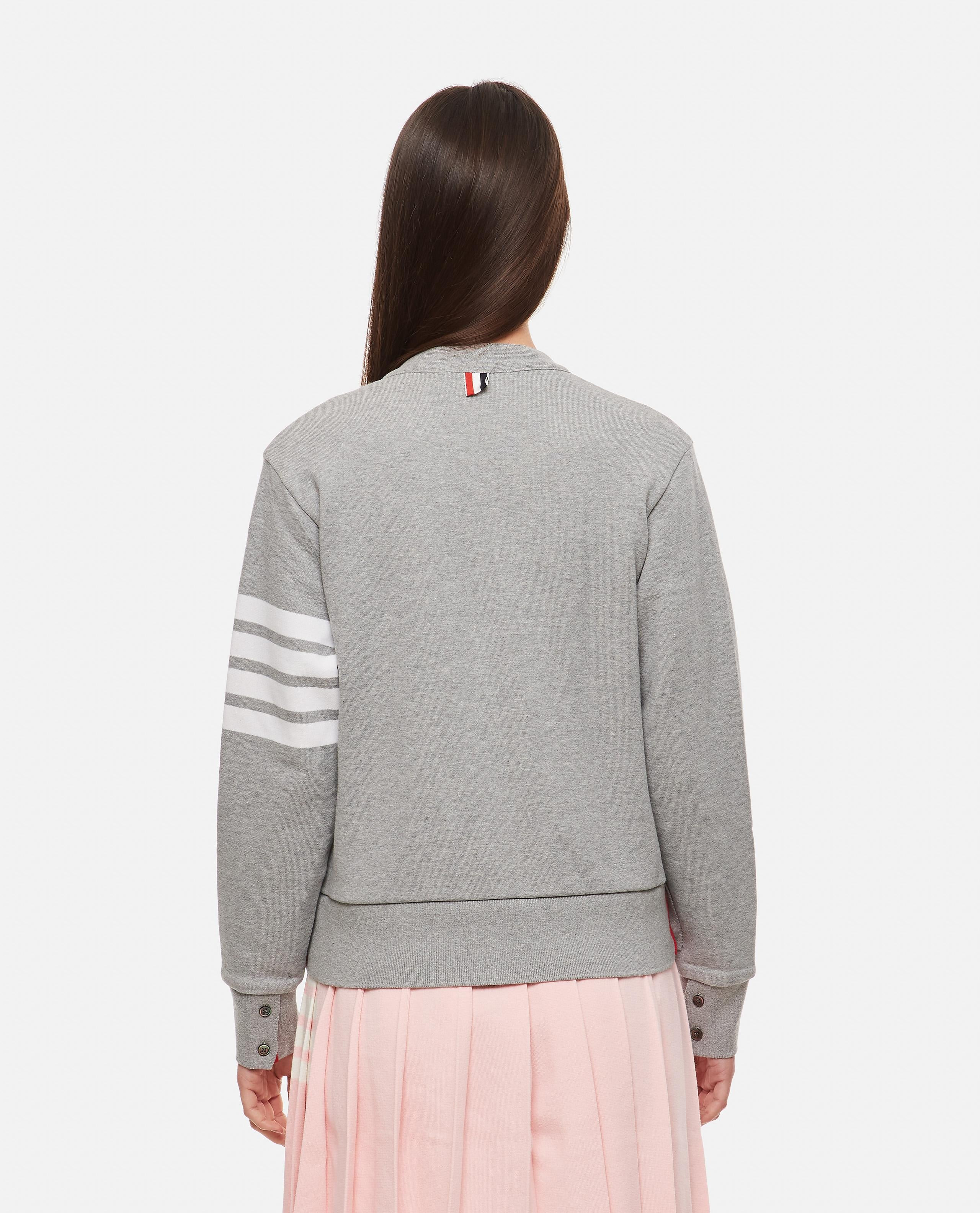 V-NECK COTTON CARDIGAN - 3