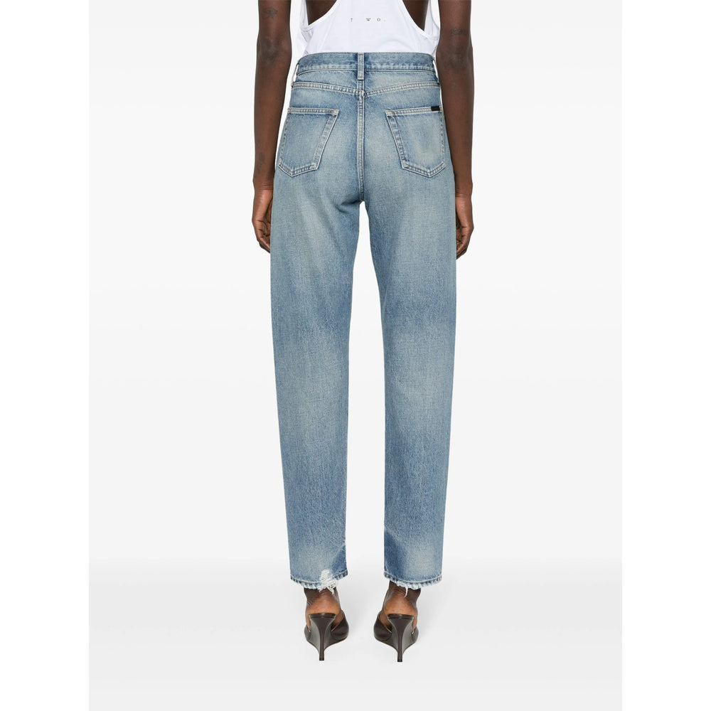 Saint Laurent Blue Denim - Skinny Jeans Women - 4