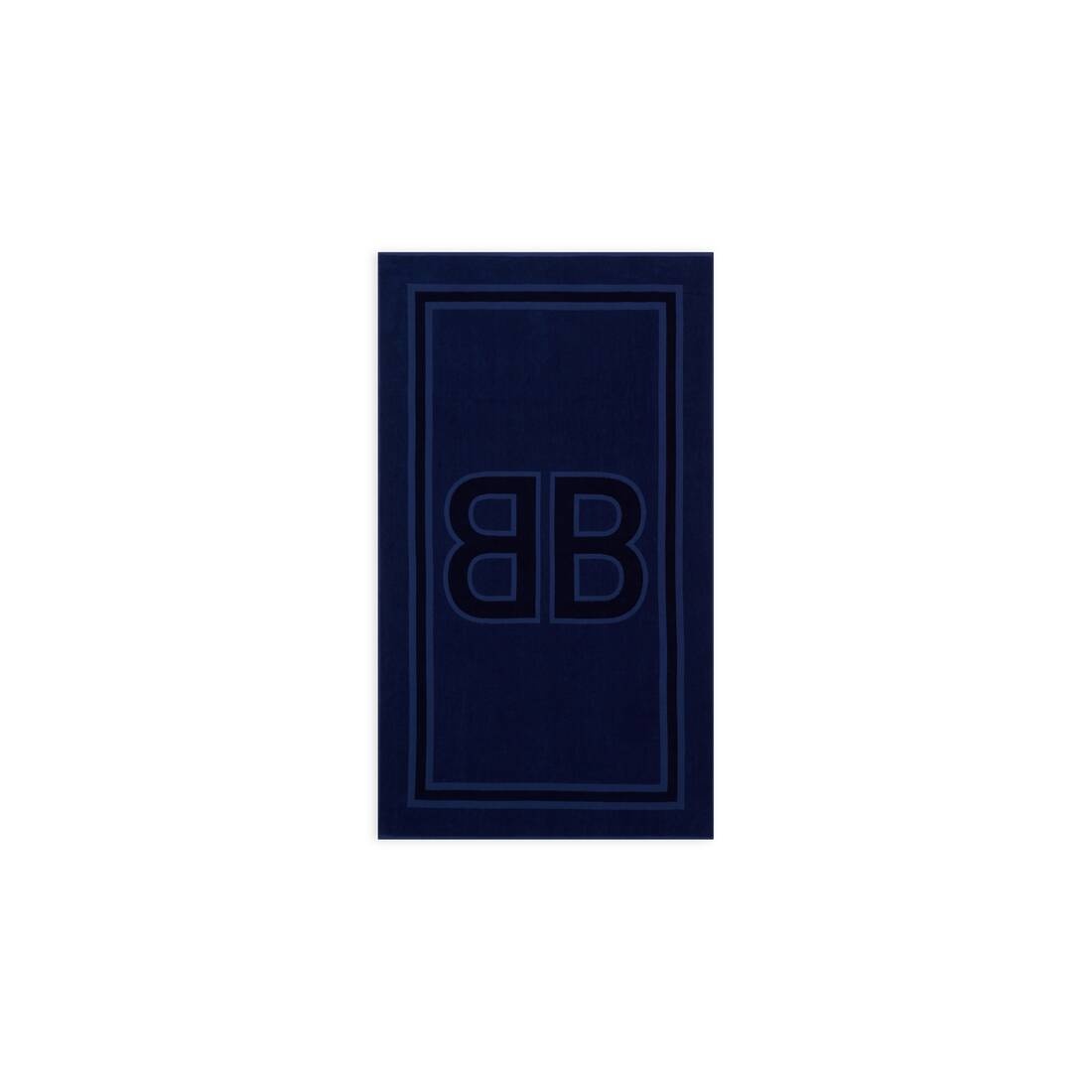 Bb Beach Towel in Dark Navy - 2