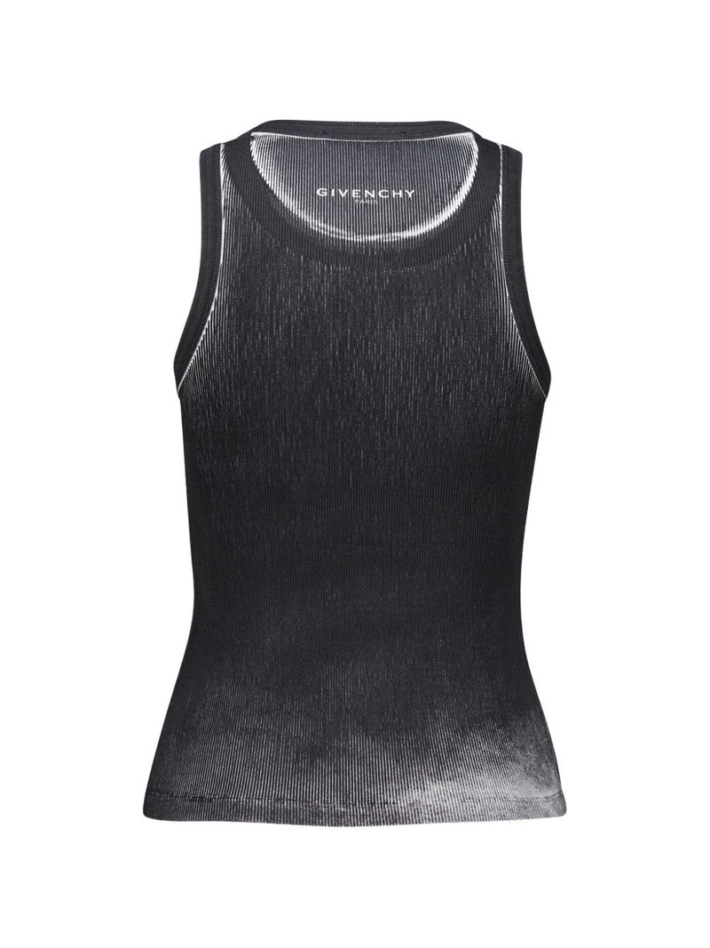 Givenchy artistic-print fitted tank top outlook