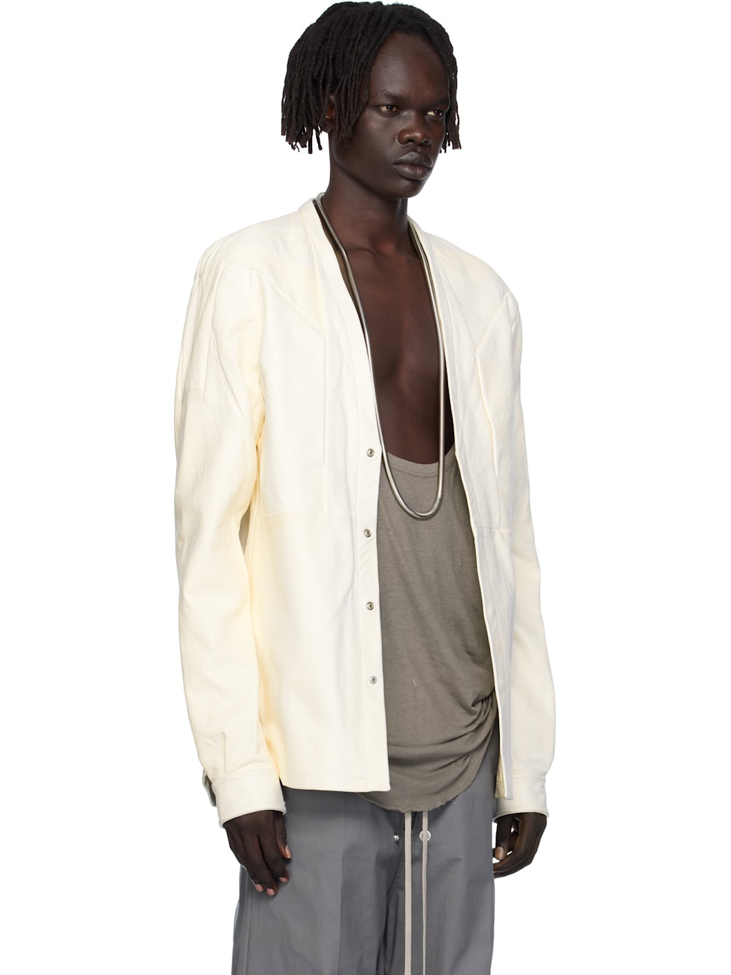 Off-White Girdered Larry Leather Jacket - 2