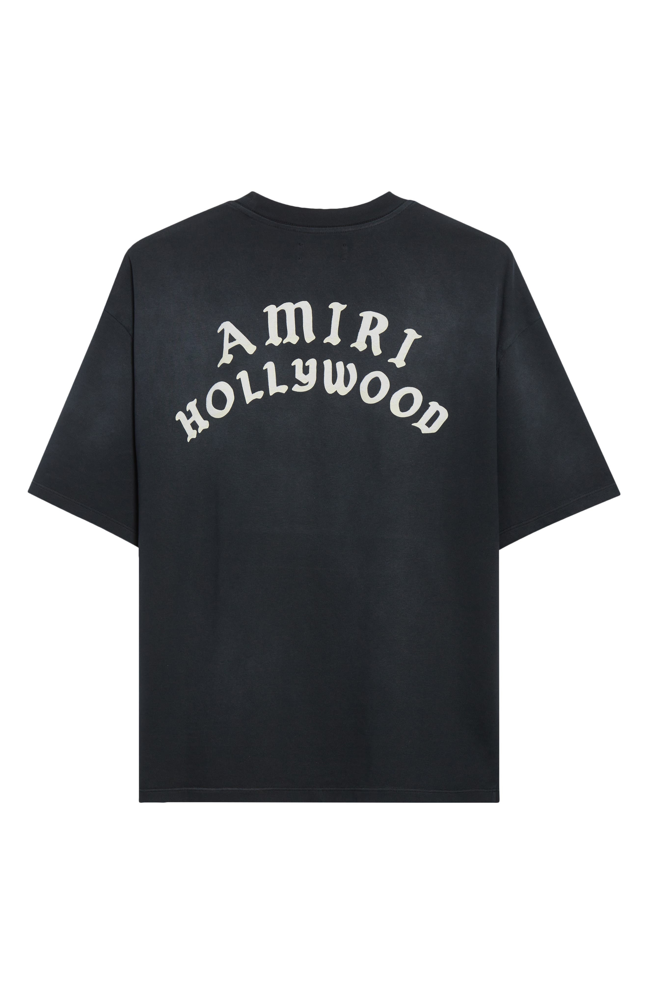 AMIRI Hollywood Oversize Logo Graphic T-Shirt in Black at Nordstrom - 7