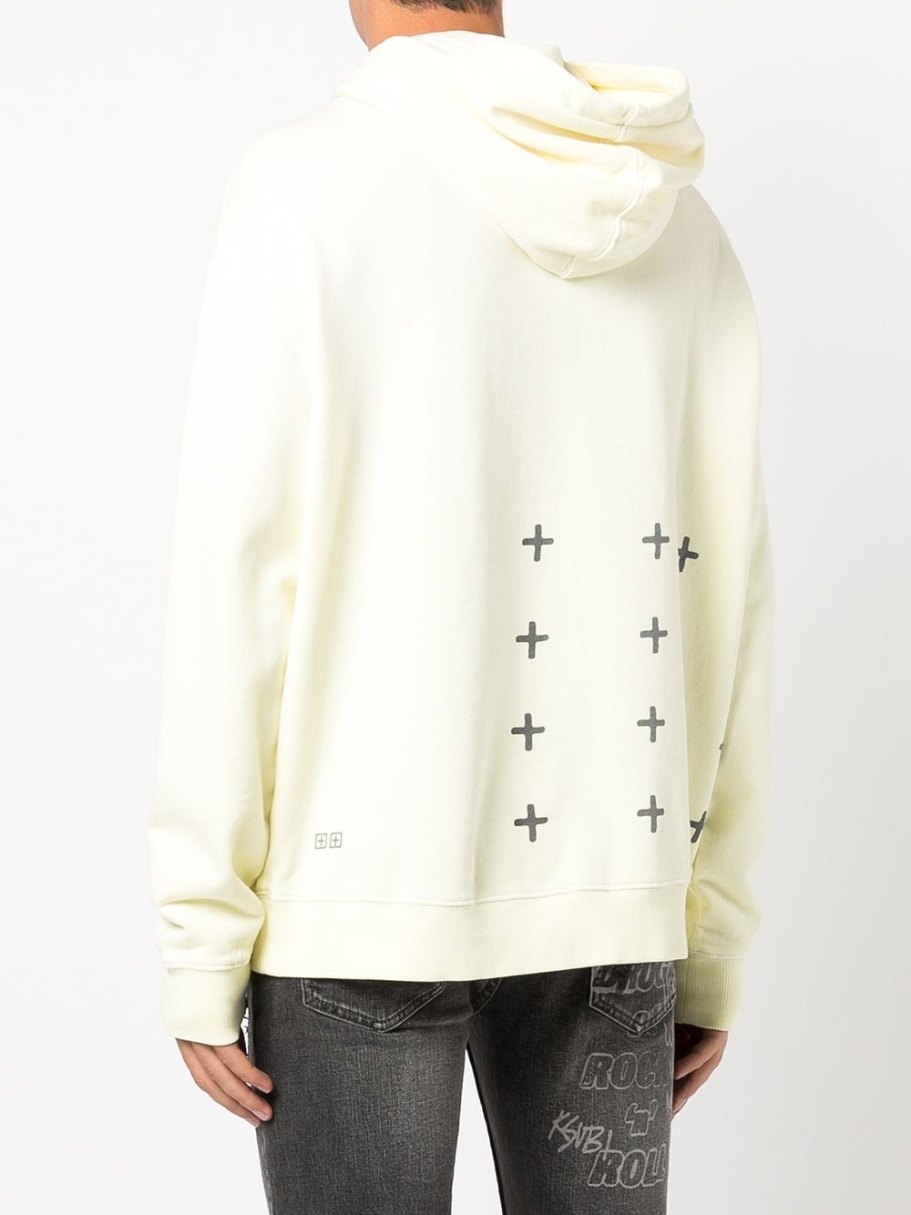 logo-print detail hoodie - 4