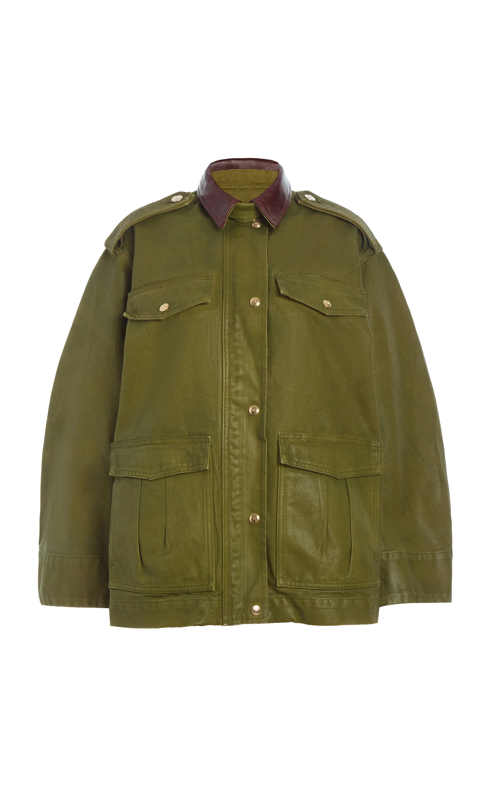The Ettienne Regenerative Cotton Jacket dark green - 1
