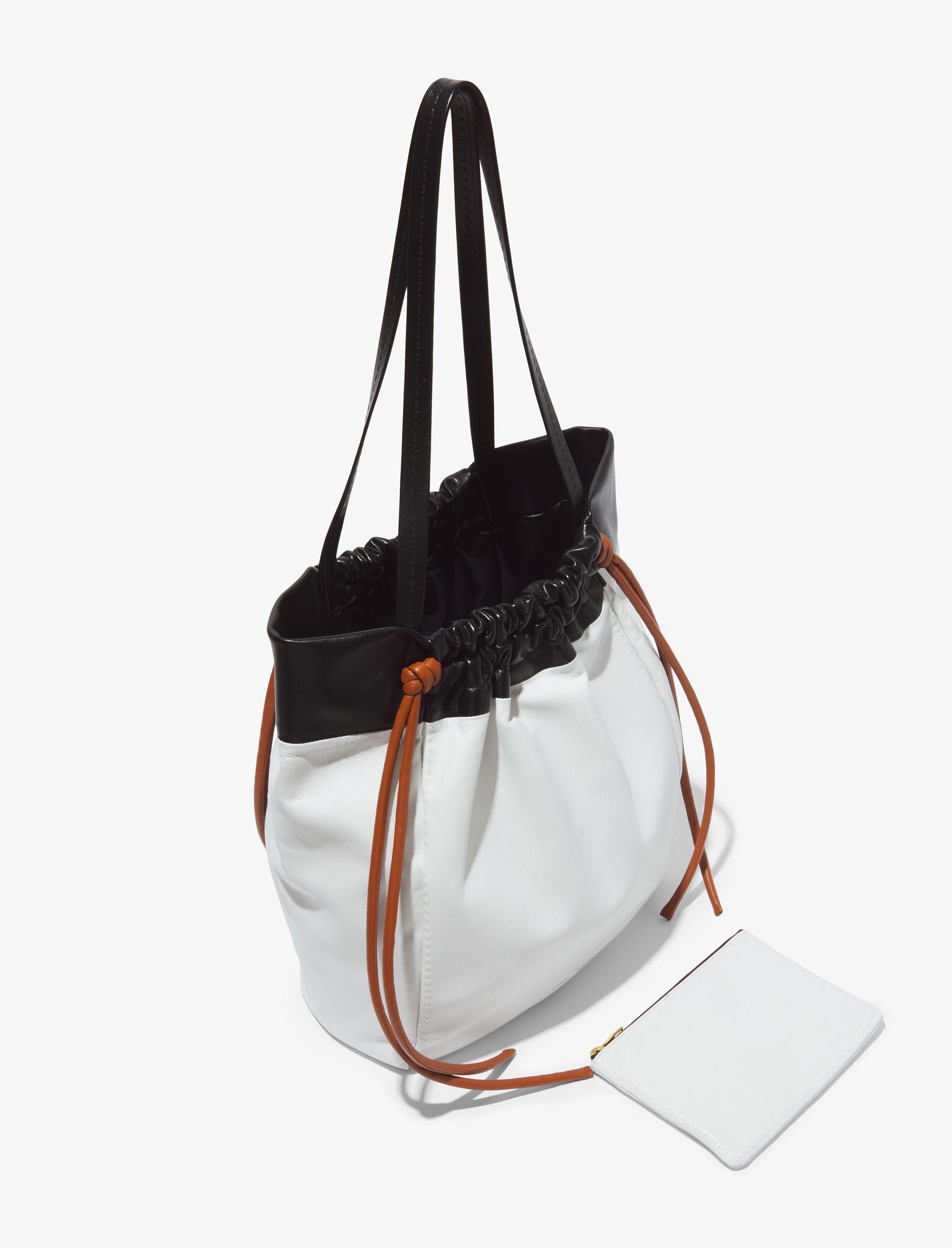 Color Block Drawstring Tote - 5