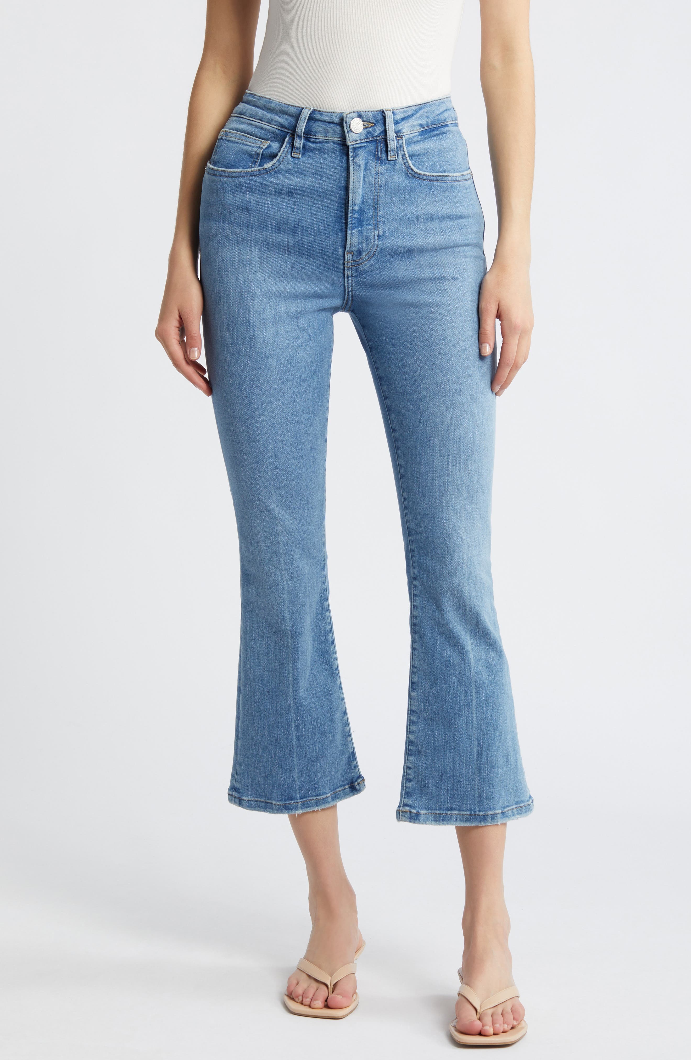 Le Crop Mini Bootcut Jeans - 1