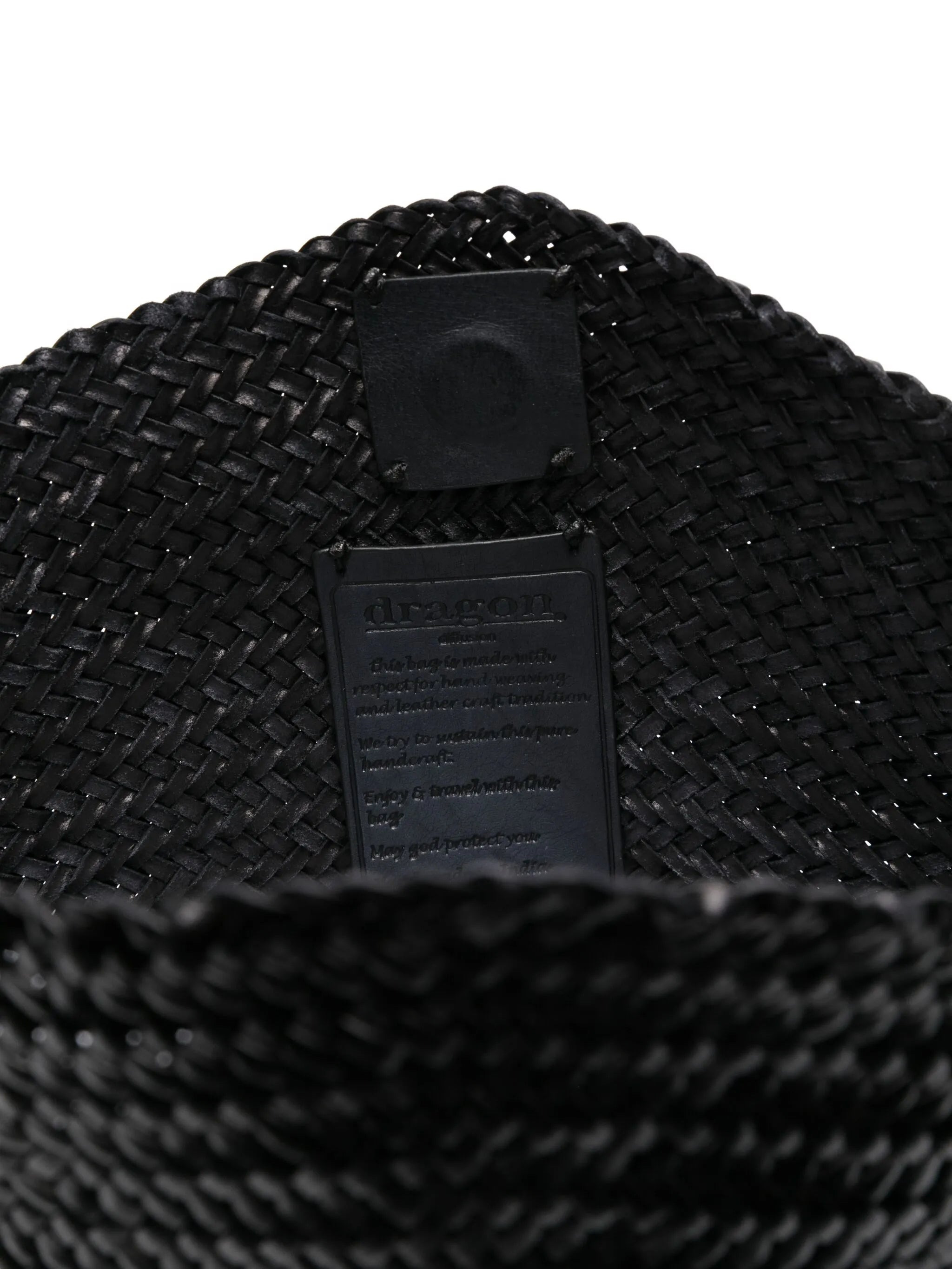 Dragon Diffusion Santa Marta Woven-leather Shoulder Bag - 4