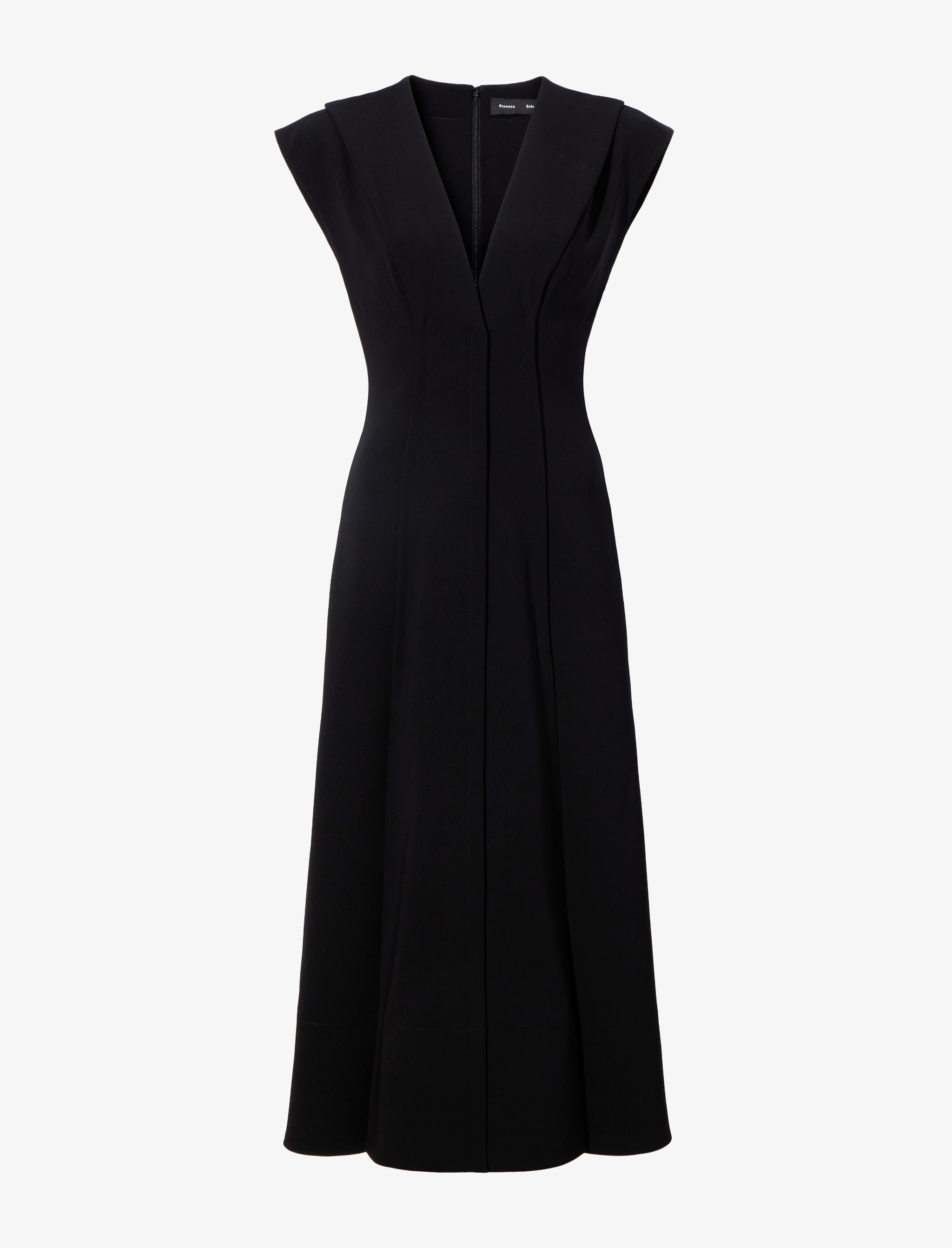 Matte Viscose Crepe Dress - 1