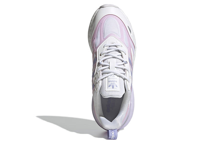 (WMNS) adidas ZX 2K Boost 2.0 'White Violet Tone' GZ7824 - 5