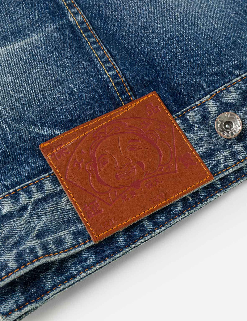 Evisu & Seagull Appliqué Denim Chinese Jacket 12