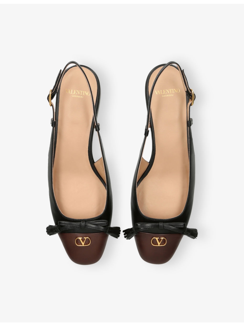 Valet Du Roi 25 Slingback Leather Ballet Flats - 2