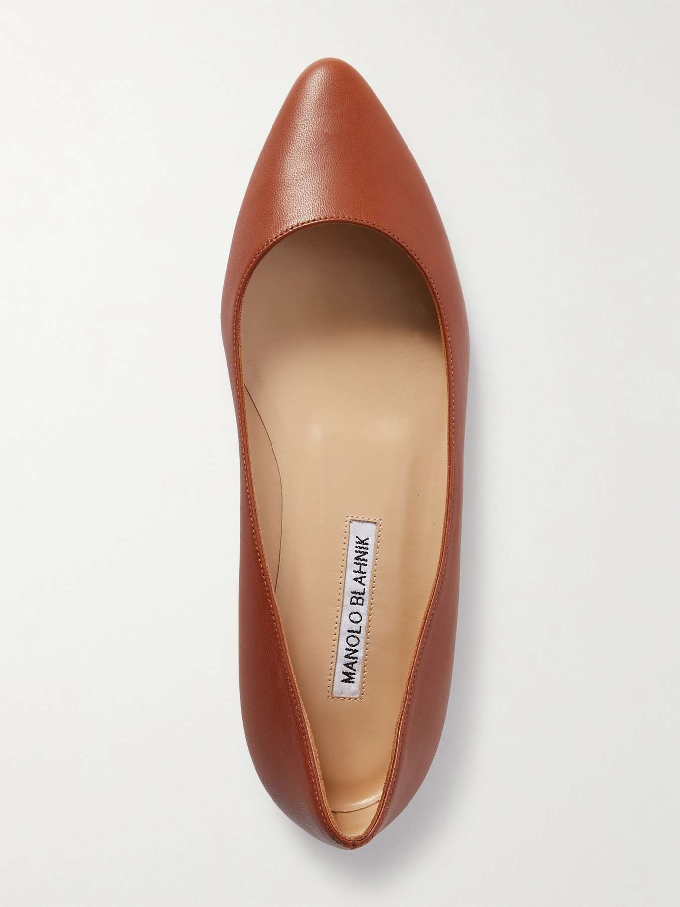 BB 10 leather point-toe flats - 5