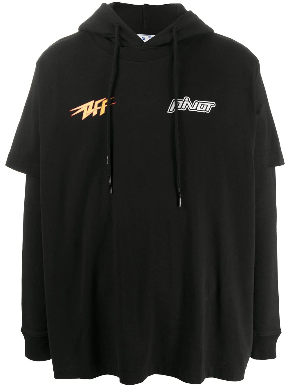 Thunder Popover layered hoodie - 1