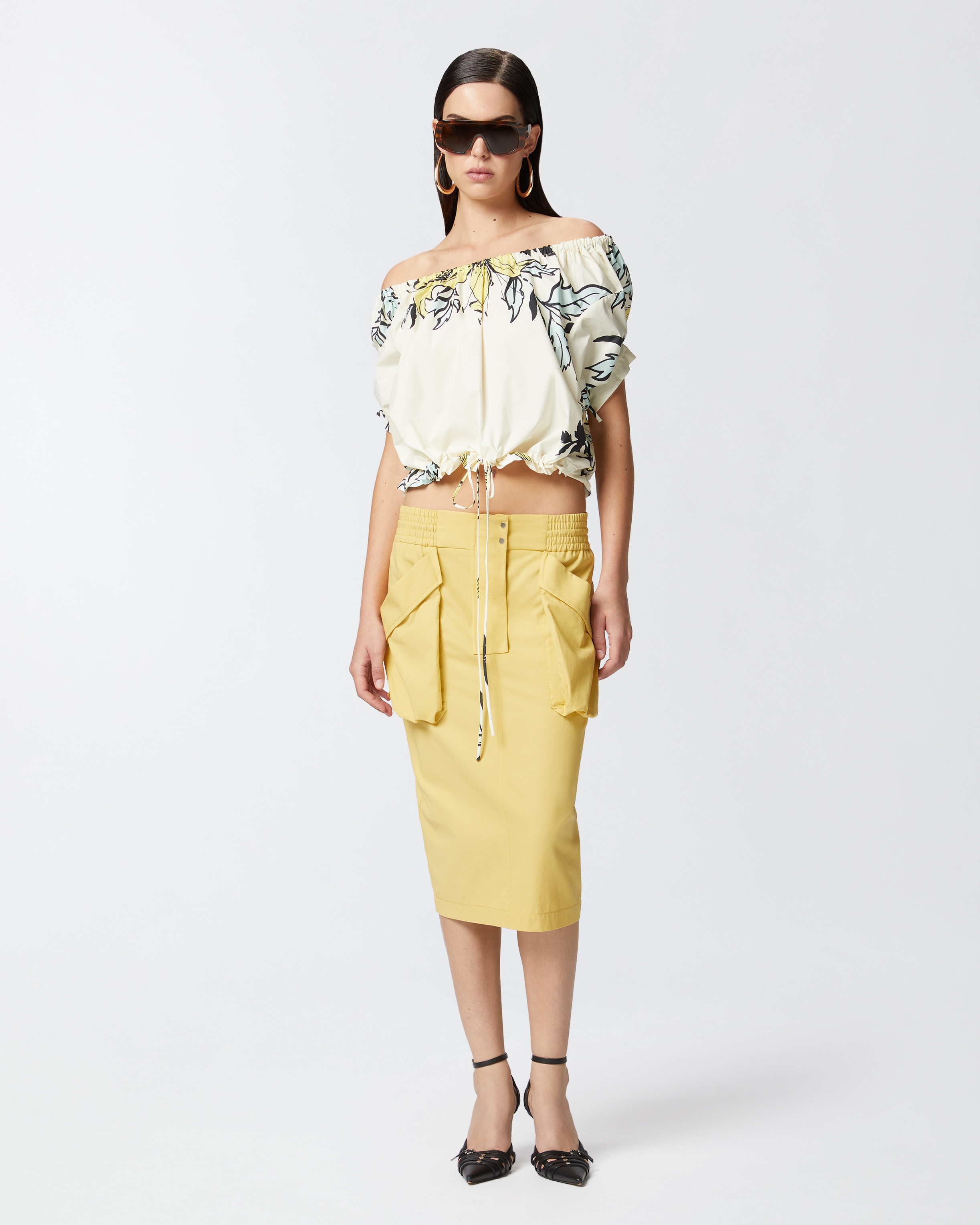 PENCIL SKIRT WITH MAXI POCKETS - 2