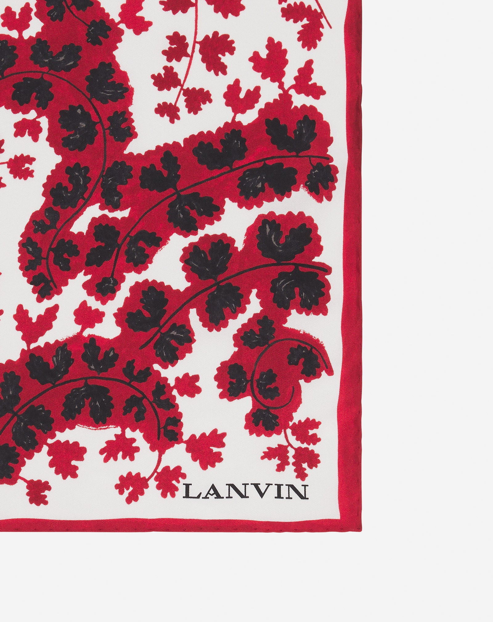 LANVIN ÉTÉ SILK SCARF WITH A RATEAU PRINT - 3