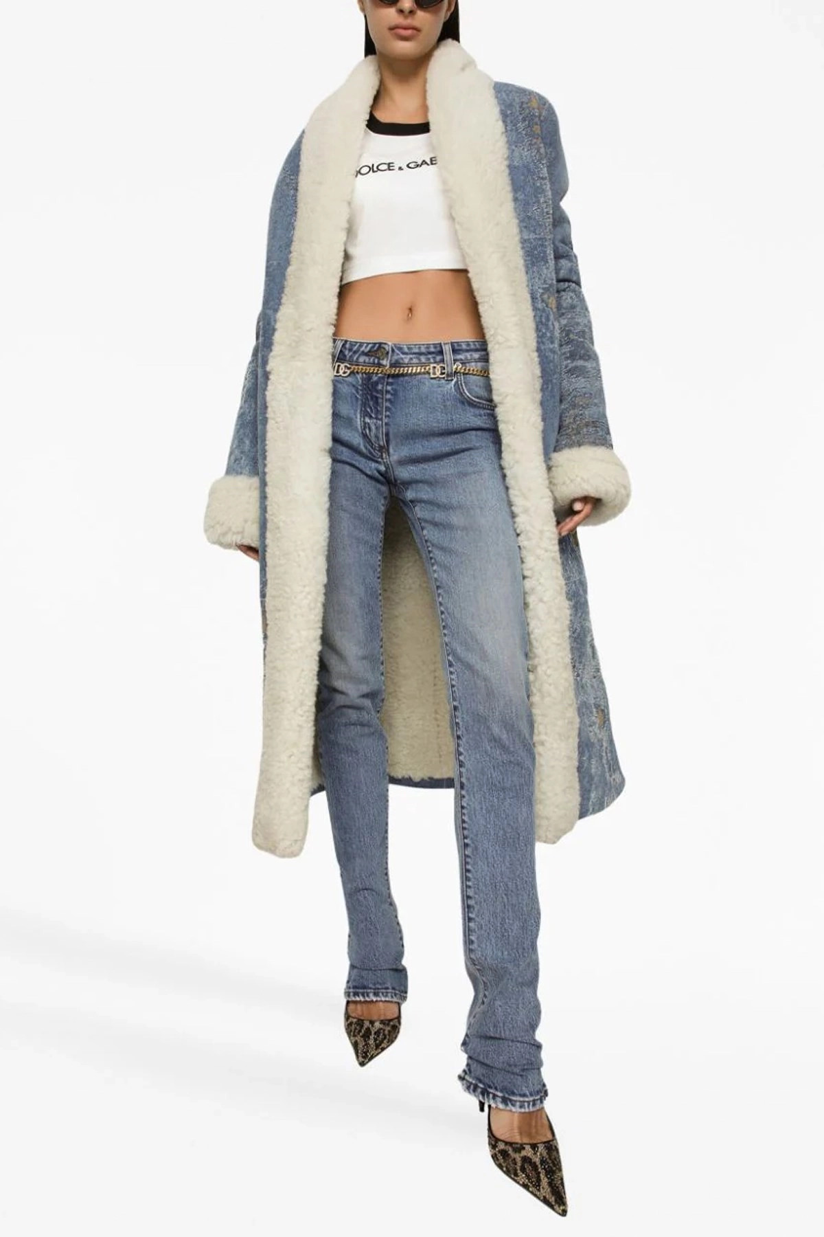 Logo plaque jeans - 2