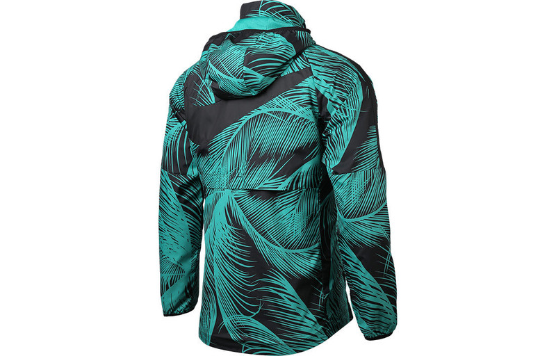 Nike Nike Soccer/Football Sports Hooded Jacket 20-21 Season Barcelona Malachite Green CK8570-396 outlook