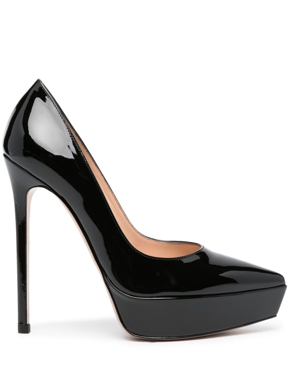 135mm patent leather pumps - 1