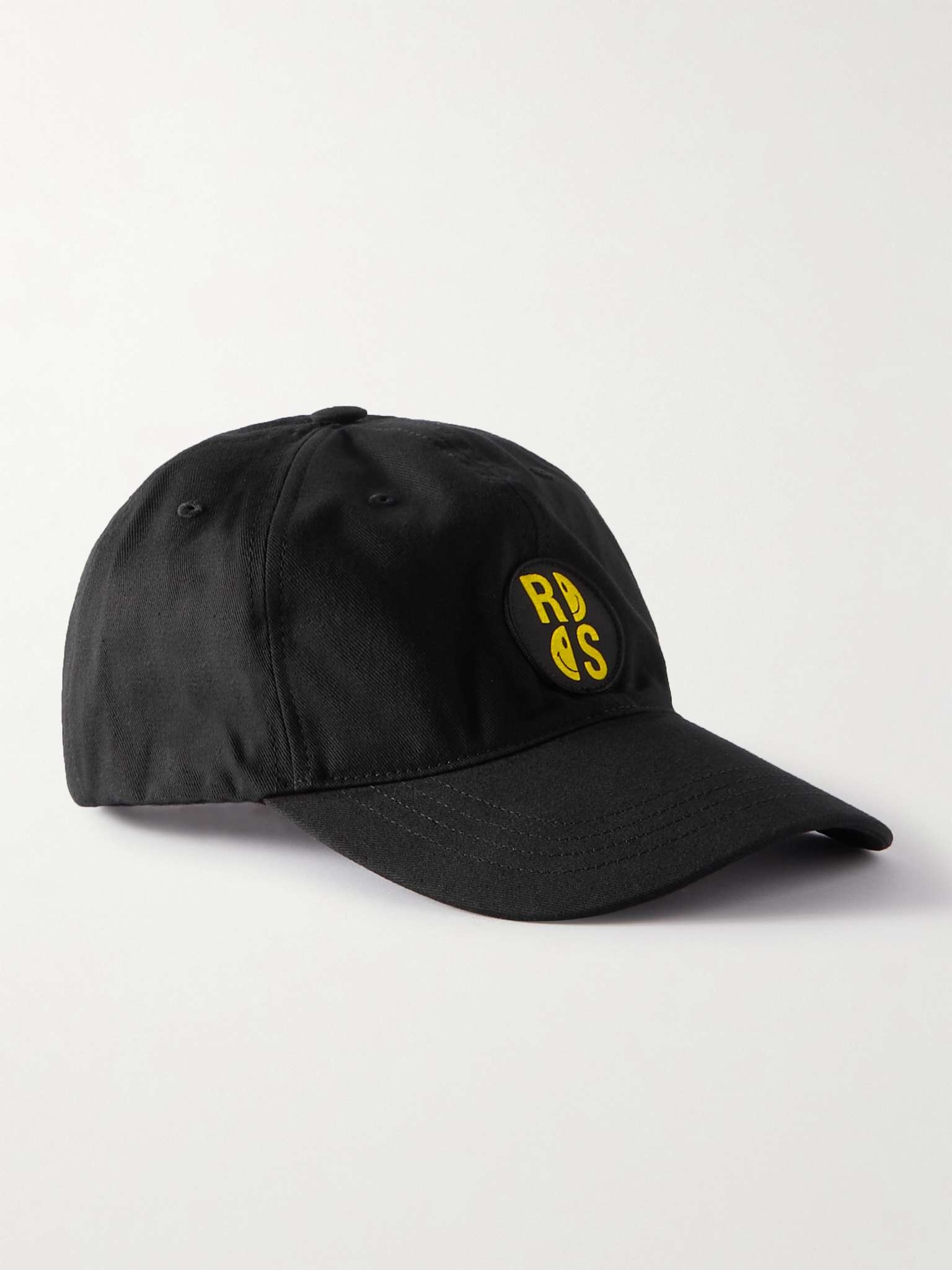 + Smiley Logo-Appliquéd Cotton-Twill Baseball Cap - 1